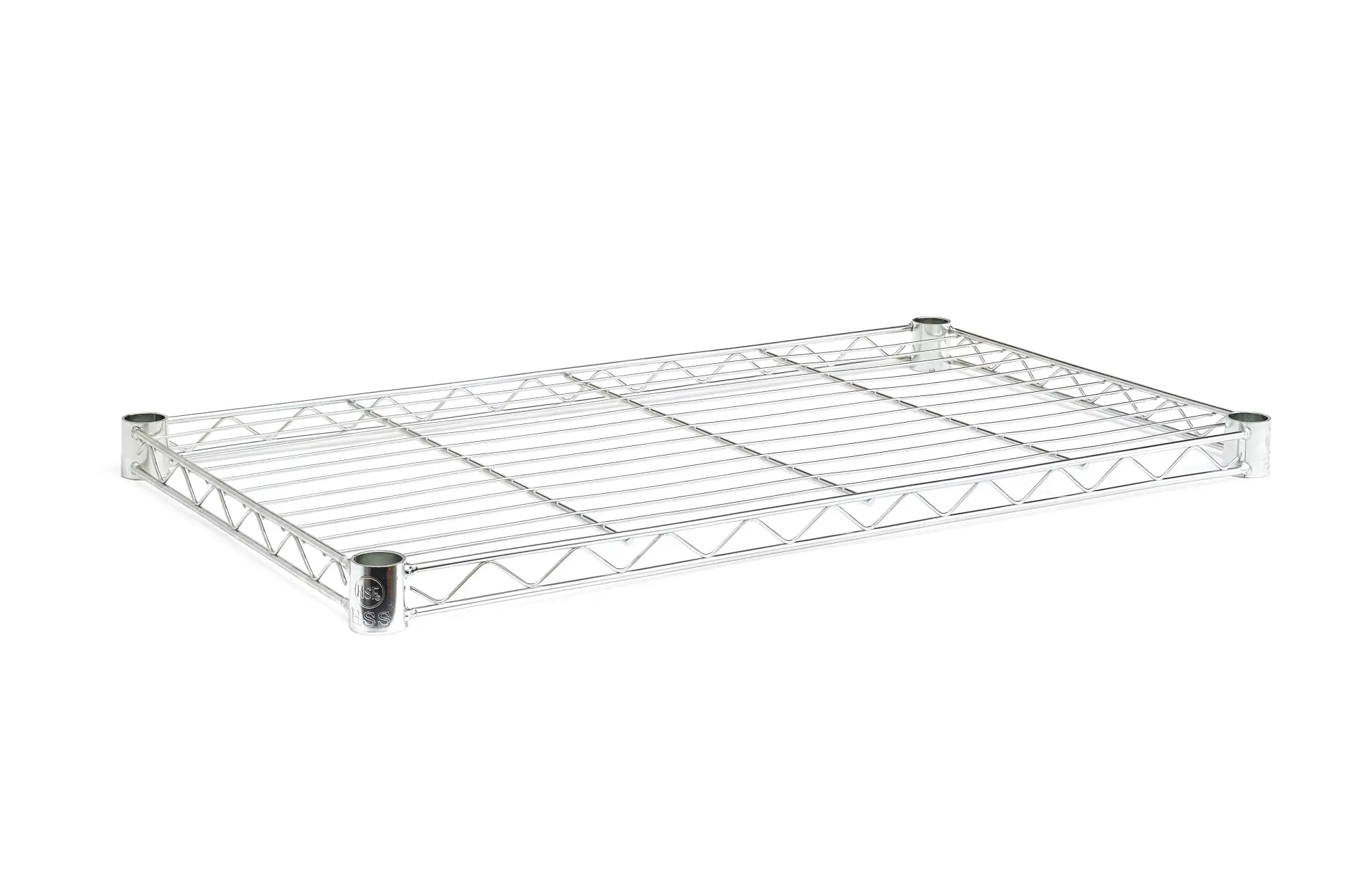 HSS Extra Wire Shelf 13.4x23.2 Fits 3/4 Pole Diameter Chrome. Capacity 250 lbs