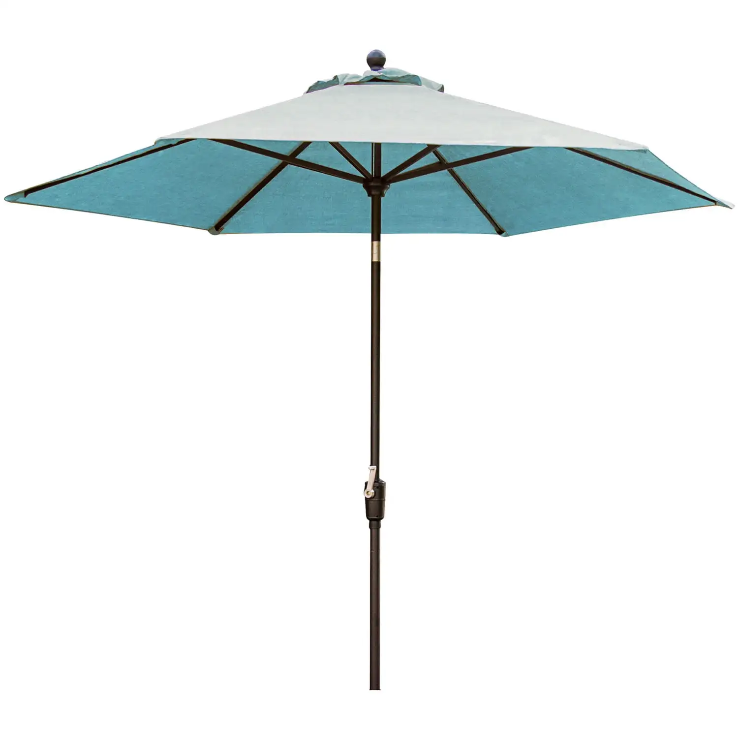 Hanover Traditions 11 ft. Aluminum Outdoor Patio Table Umbrella. Blue