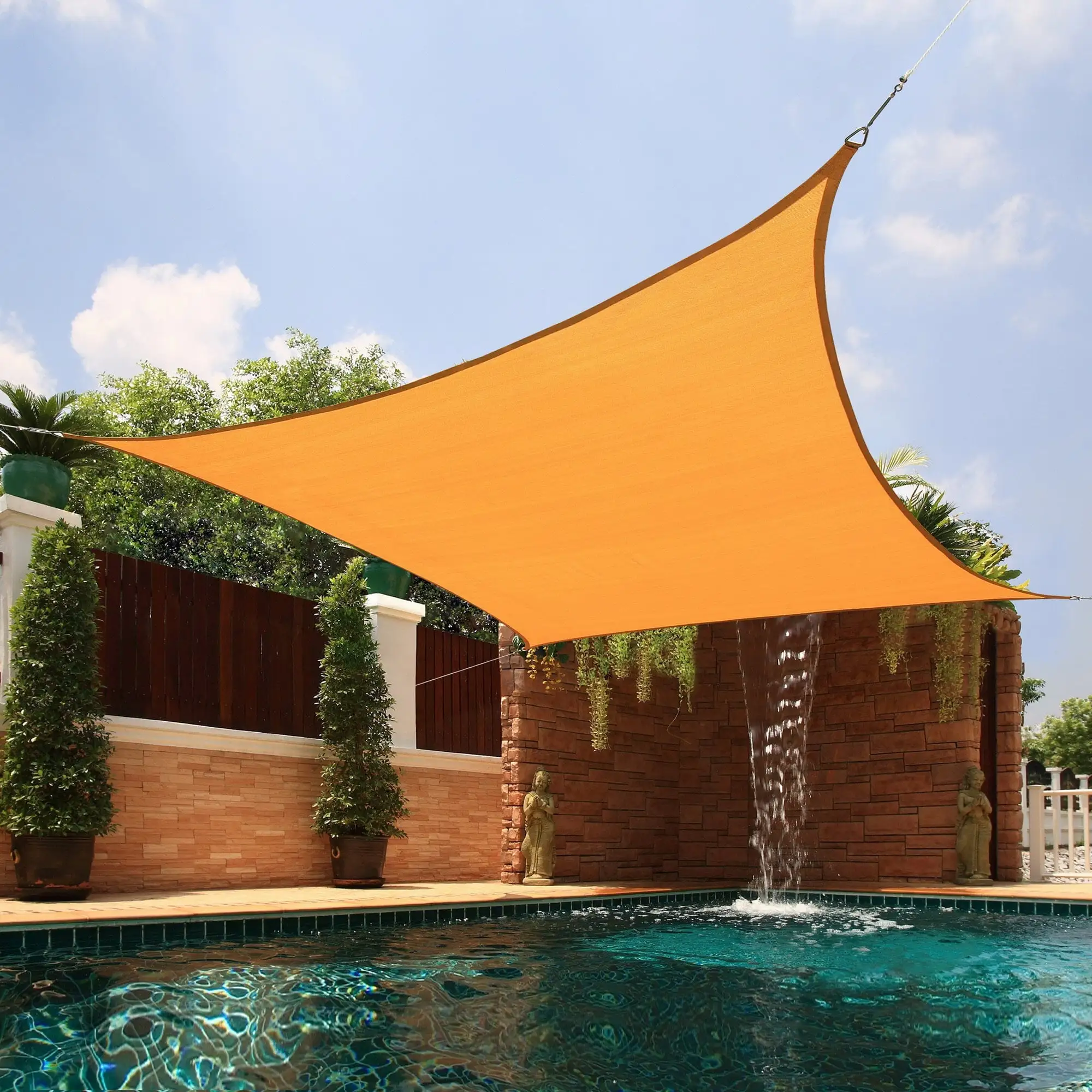 Havenside Home Bayville Large Square Sail Sun Shade by Yellow