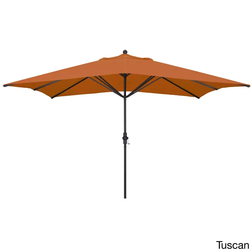 Havenside Home Newport Rectangular Crank Lift. Sunbrella Fabric Umbrella by . Base Not Included Tuscan