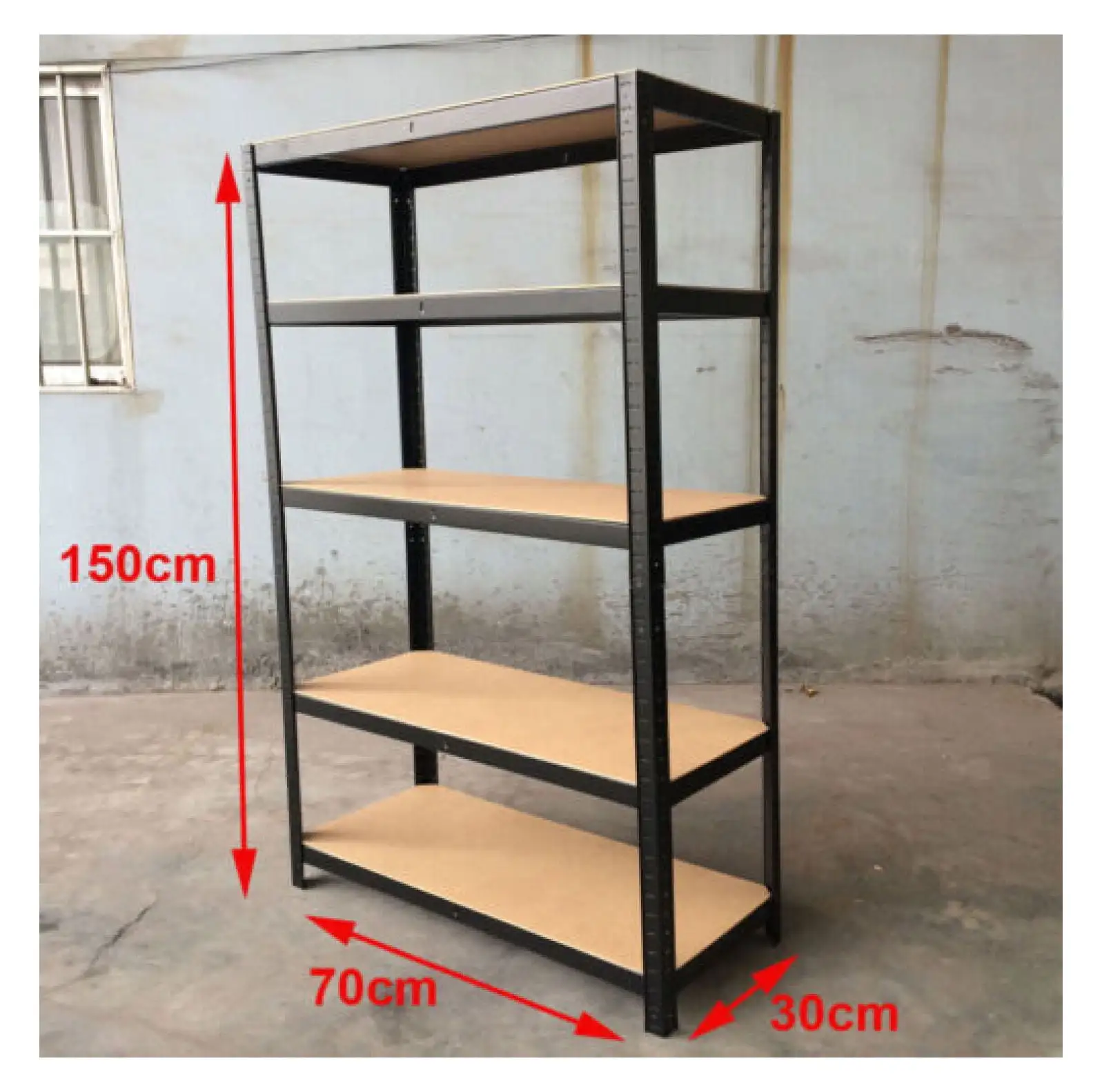 Heavy Duty 5-Tier Shelving Metal Steel Shelving Adjustable Storage Shelf Units