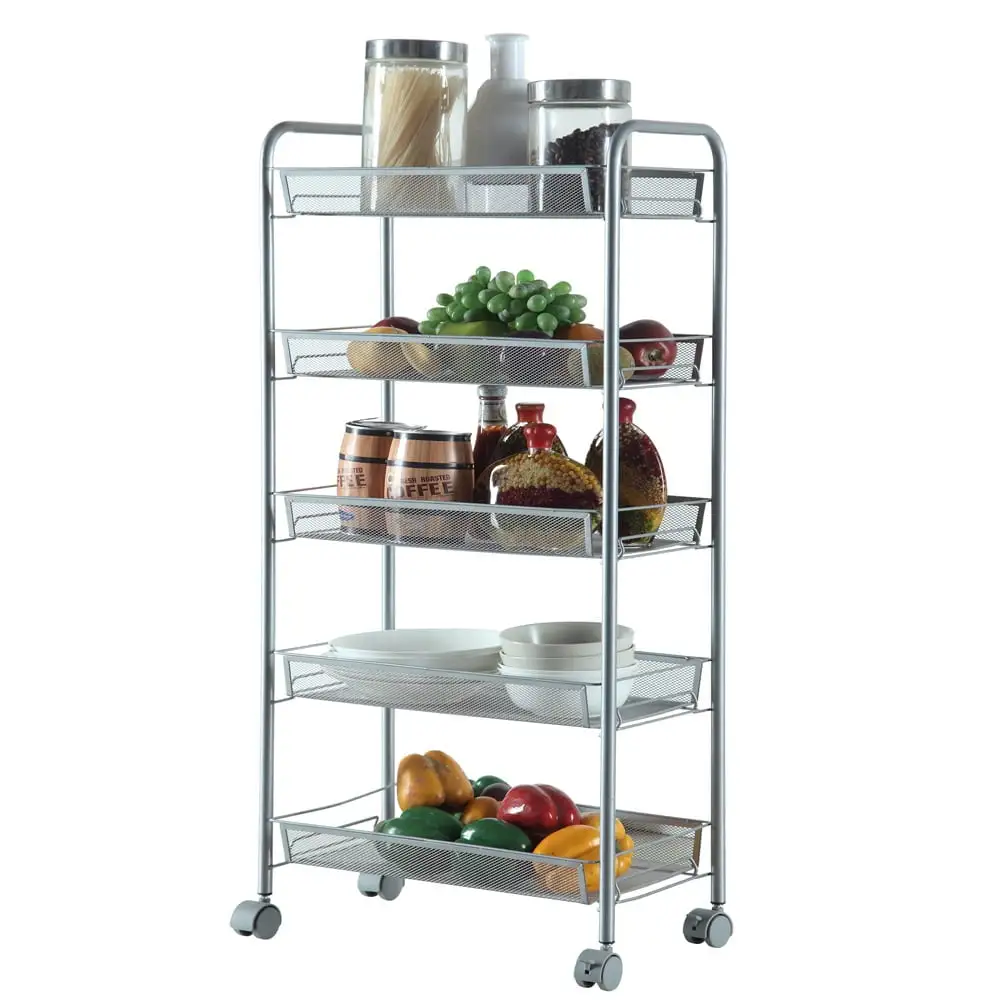 Heavy Duty Standing Shelving Units for Garage and Home Storage - Metal Shelves for Storage with Wire Rack Design