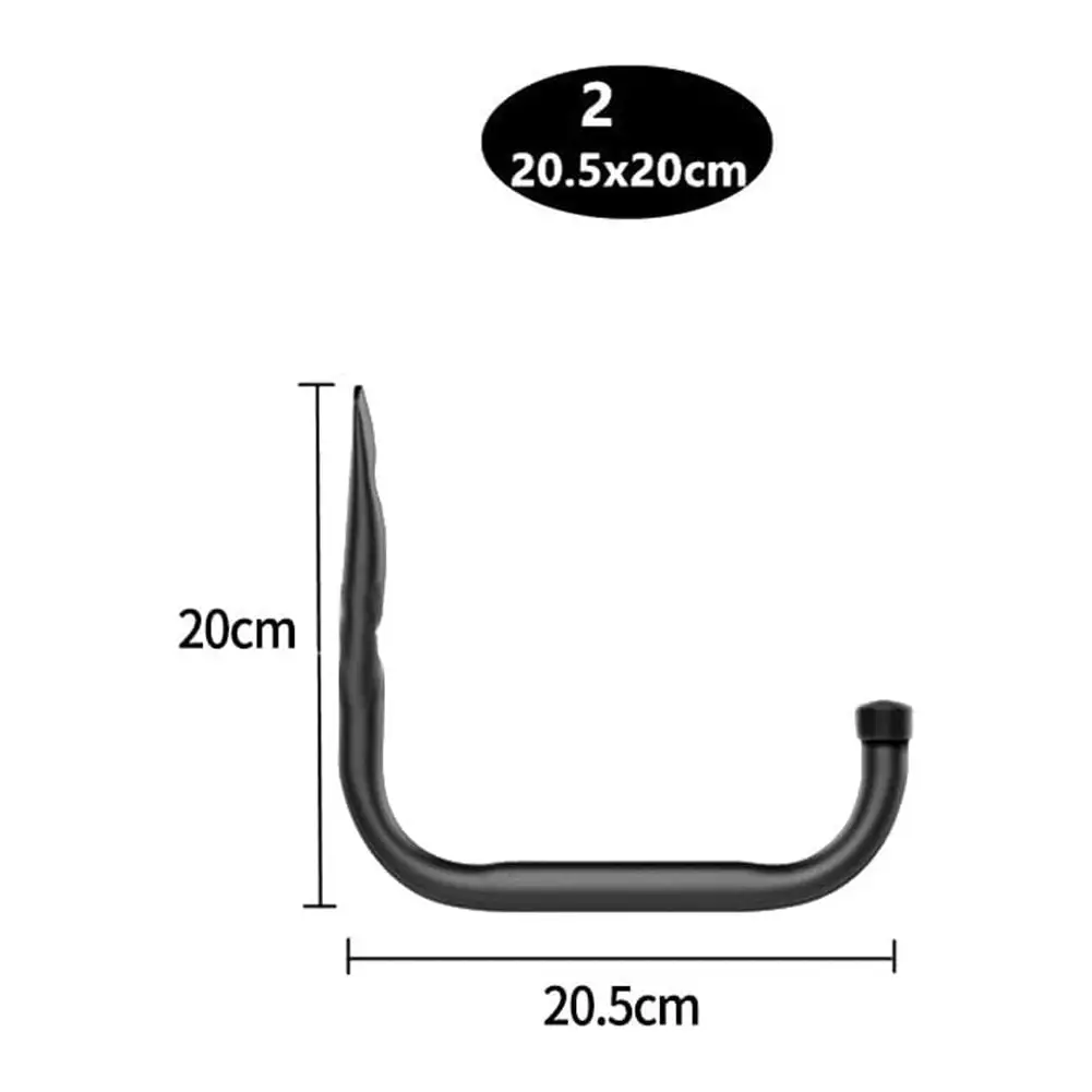 Heavy Duty Storage Hooks Wall Mounted for Ladder Garage Bikes Tools Garden Shed