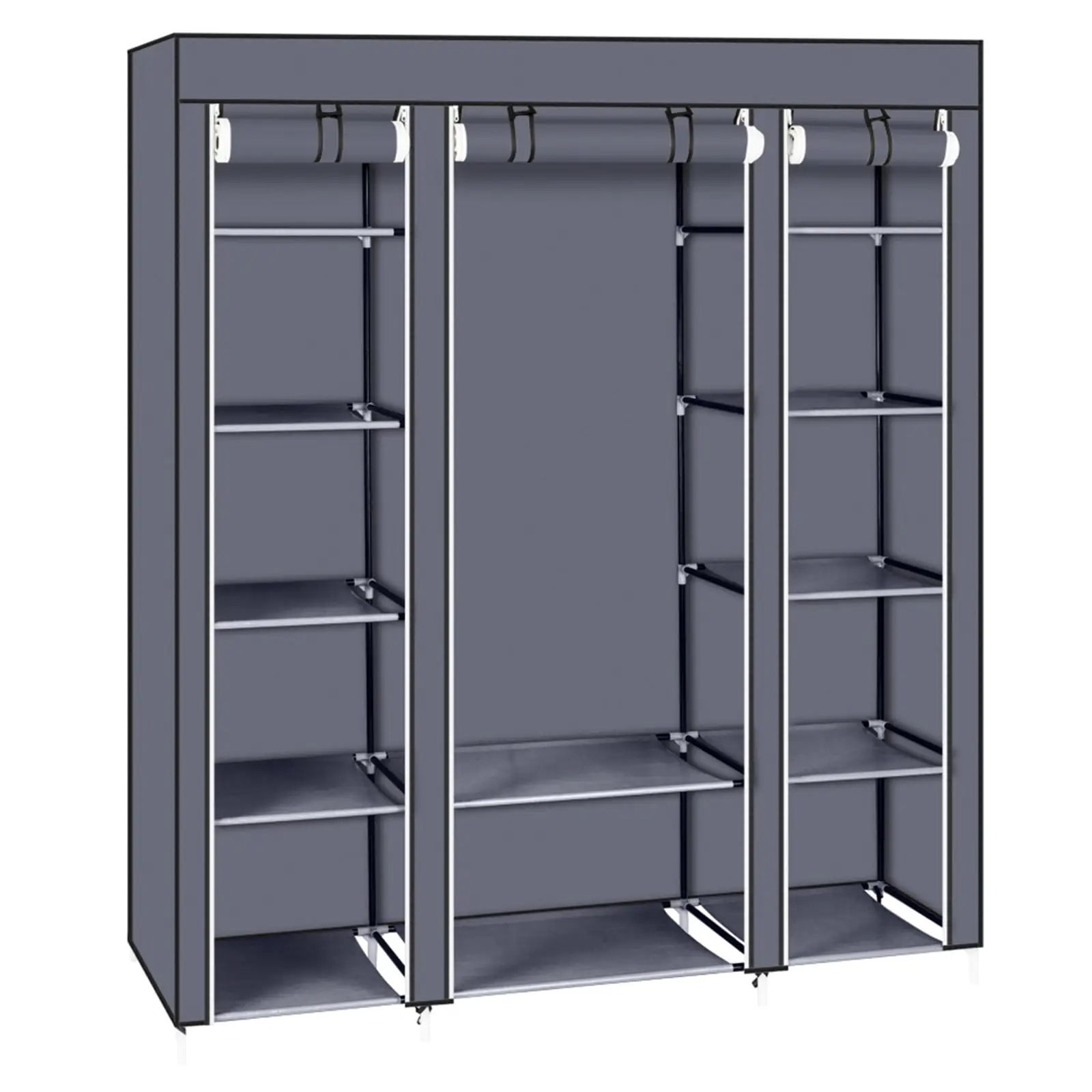 Heavy Duty Wire Shelving for Garage. Kitchen. or Home - Metal Shelves for Storage. Standing Shelf Units. and More