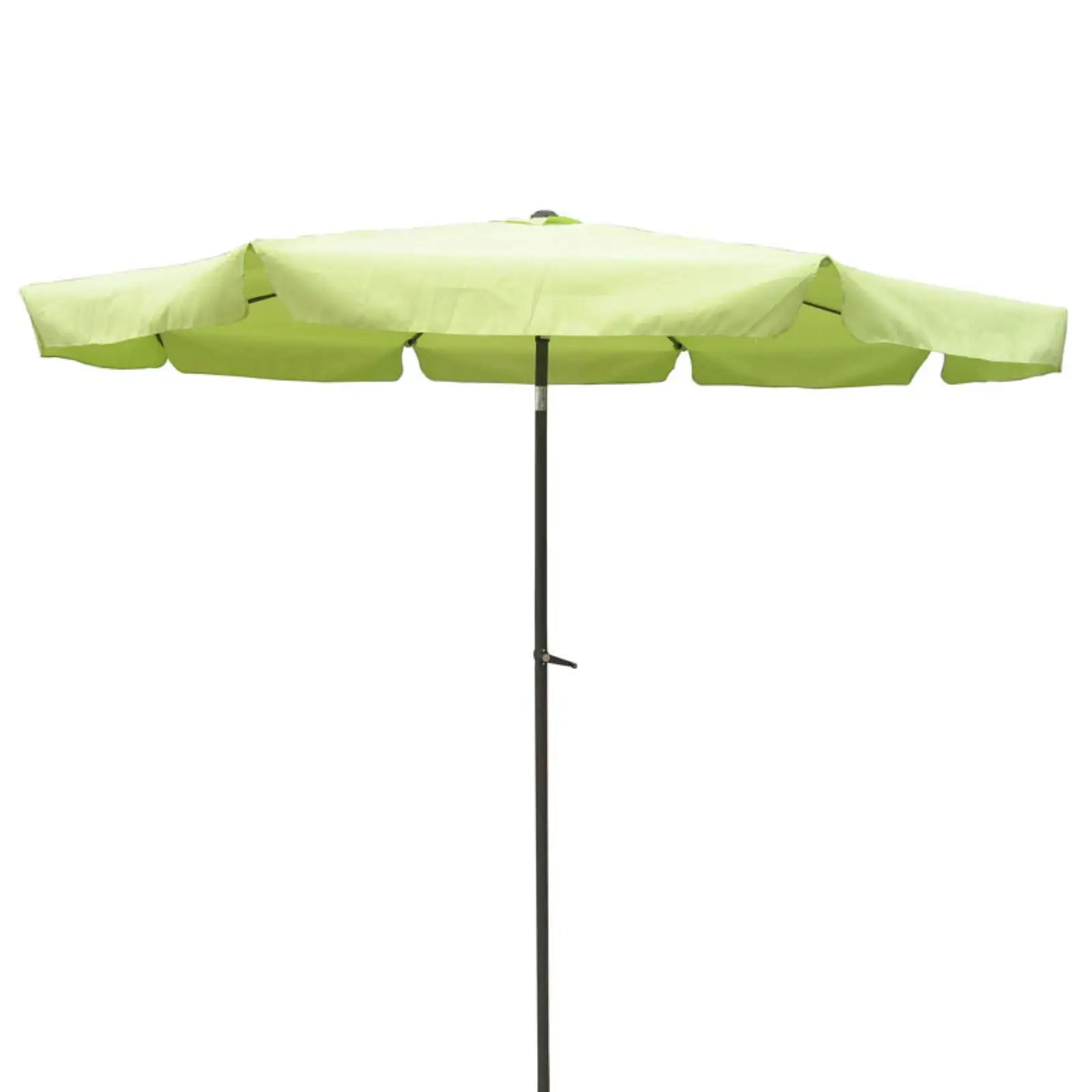 International Caravan YF-1104-3M-KH 10 ft. Outdoor Aluminum Umbrella with Flaps - Khaki - 10 ft.