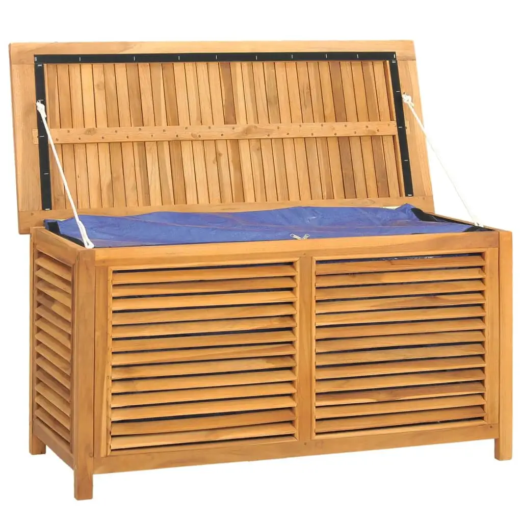 Irfora parcel.Patio Box With Wood Teak With 44.9x19.7x22.8 Wood Container Deck Box Tool Patio Lawn With 44.9inx19.7inx22.8in Wood Patio Lawn Poolside Deck Box Tool Teak Container Deck