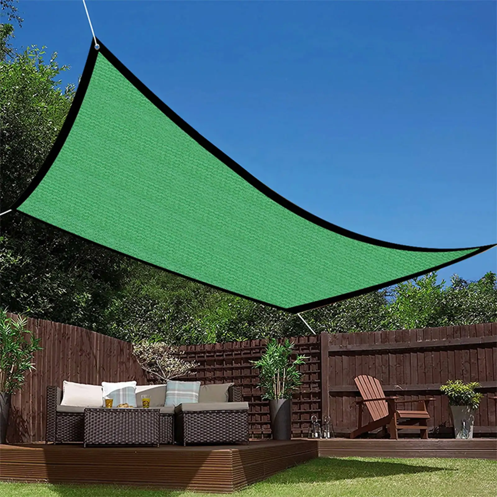 Kayannuo Christmas Clearance Sun Shade Sail-Canopy.9.84x13.12FT Outdoor Sunshade Swimming Pool Sun Awning -95%UV Protection -Rectangle Shade Sail-UV Block For Patio Garden Outdoor Facility