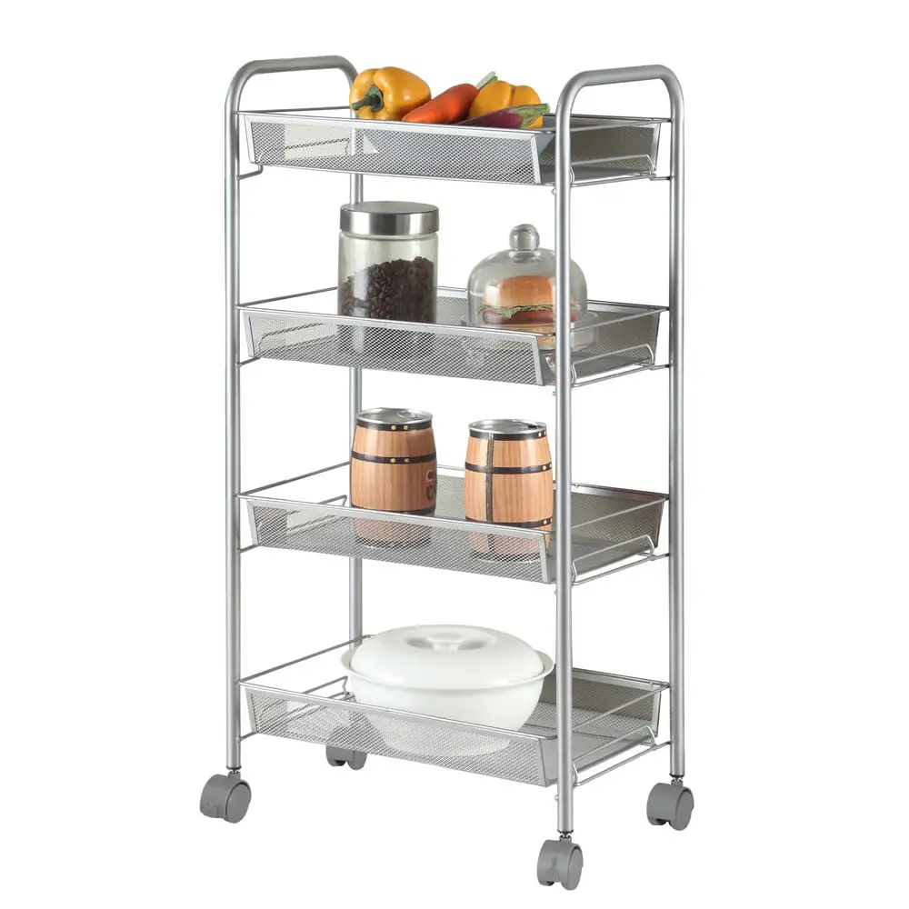 Kepooman 4-Tier Wire Shelving. Metal Storage Rack Shelving Unit Storage Shelf