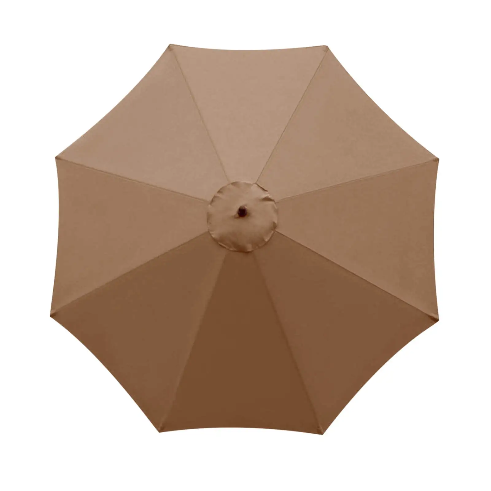 LYUCRAZ Outdoor Patio Umbrella Outdoor Courtyard Umbrella Surface Polyester Sunshade Umbrella Sunscreen And Rainproof Fabric Garden Pillar Umbrella Fabric Khaki