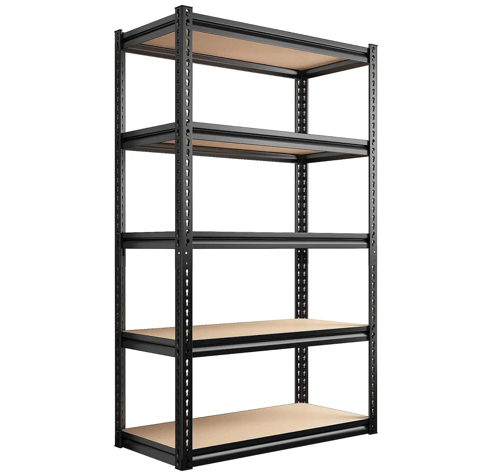 MYXIO 72 Garage Shelving Heavy Duty Storage Shelves 2000LBS Garage Shelves 5 Tier Metal Storage Shelving Unit Adjustable Garage Storage Shelves for Craft Warehouse Pantry Basement 72''*35.5''*11.8''