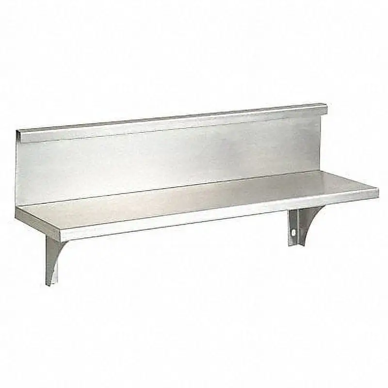 Manufacturer Varies Utility Shelf.SS.18 in Overall W.Satin 4WMJ9