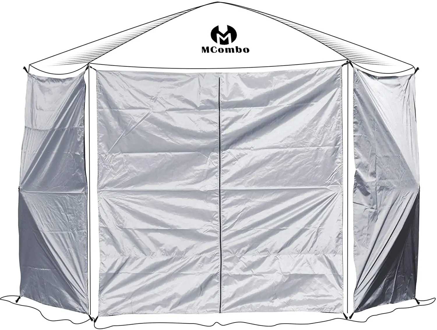 Mcombo Pop-up Portable Gazebo Screen Tent Wind Panels. P1024