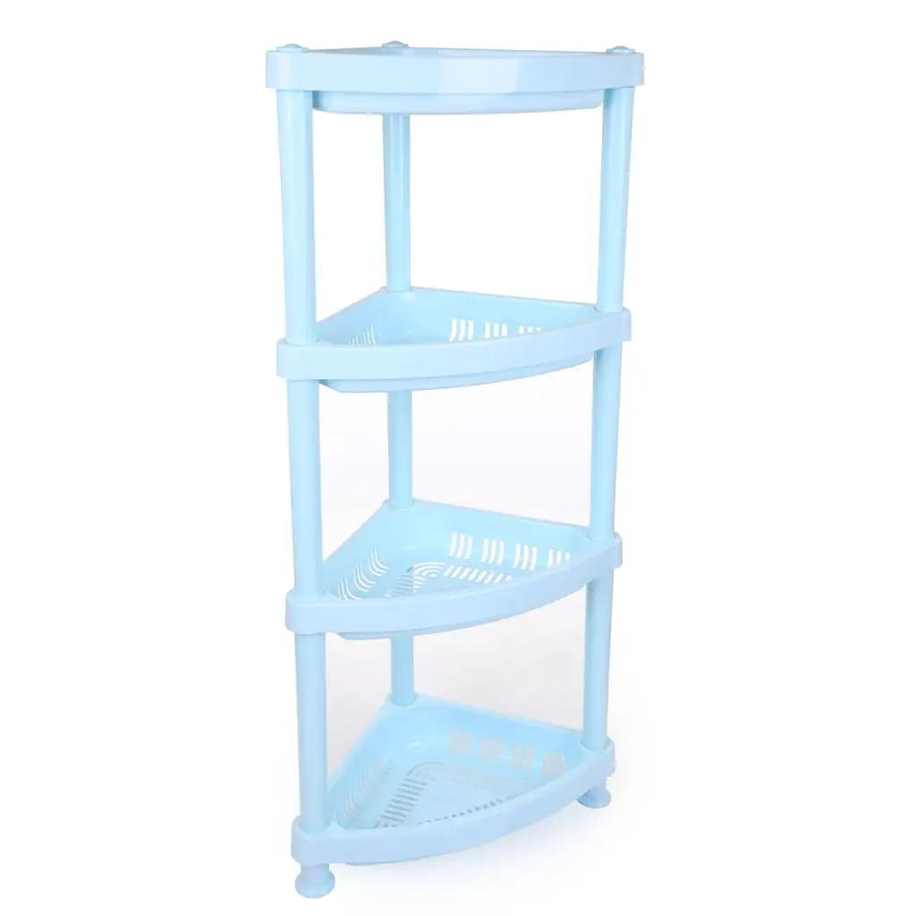 Mintra Home Light Duty Plastic Storage Racks (Triangular Rack. Powder Blue) (07254)