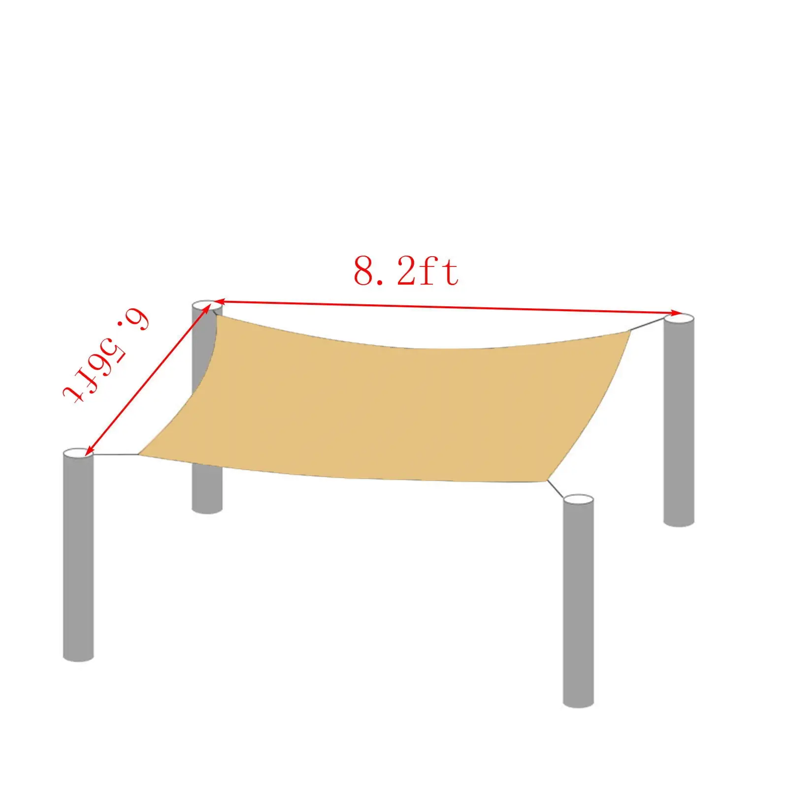 Moocorvic Sun Shade Sails Shade Canopy Patio Shade Sunshades for Patio.Patio Shades Roll Up Outdoor.UV Block Sunshade for Backyard Yard Deck Outdoor Facility and Activities .