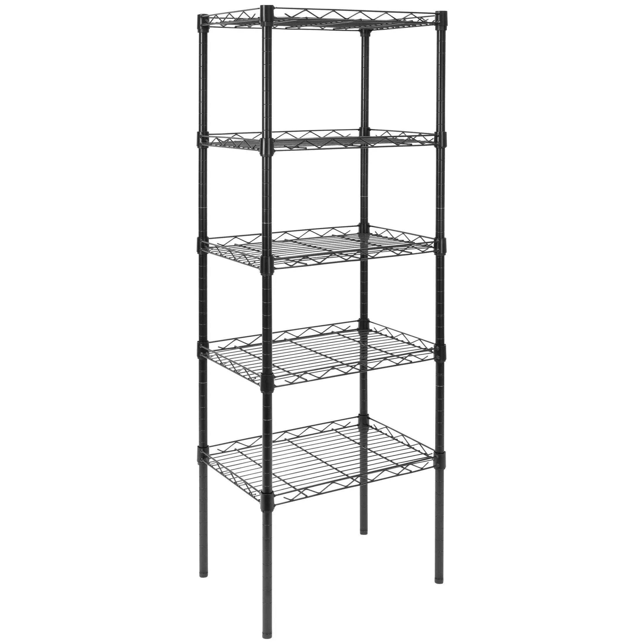 Mount-it! 5 Tier Metal Shelving Unit. for Home. Office and Commercial Storage Purposes