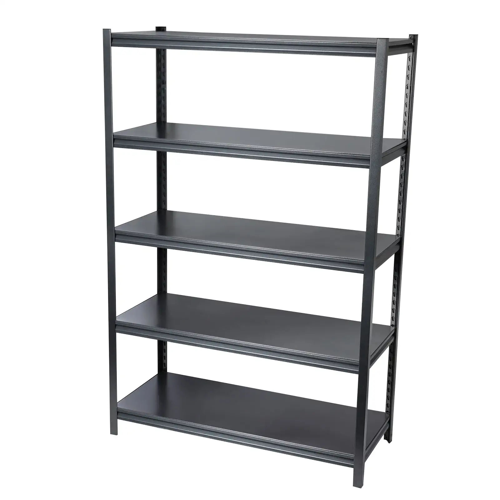 Moxufan 5 Tier 48''L Garage Shelving.Heavy Duty Loads 2500LBS Metal Shelving.Adjustable Metal Shelving for Garage Storage Rack Industrial Utility Shelf