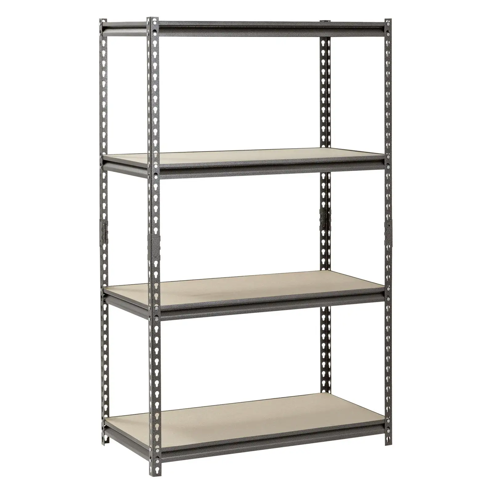 Muscle Rack 36W x 18D x 60H 4-Shelf Steel Freestanding Shelves; 500 lbs. Capacity per Shelf; Silver