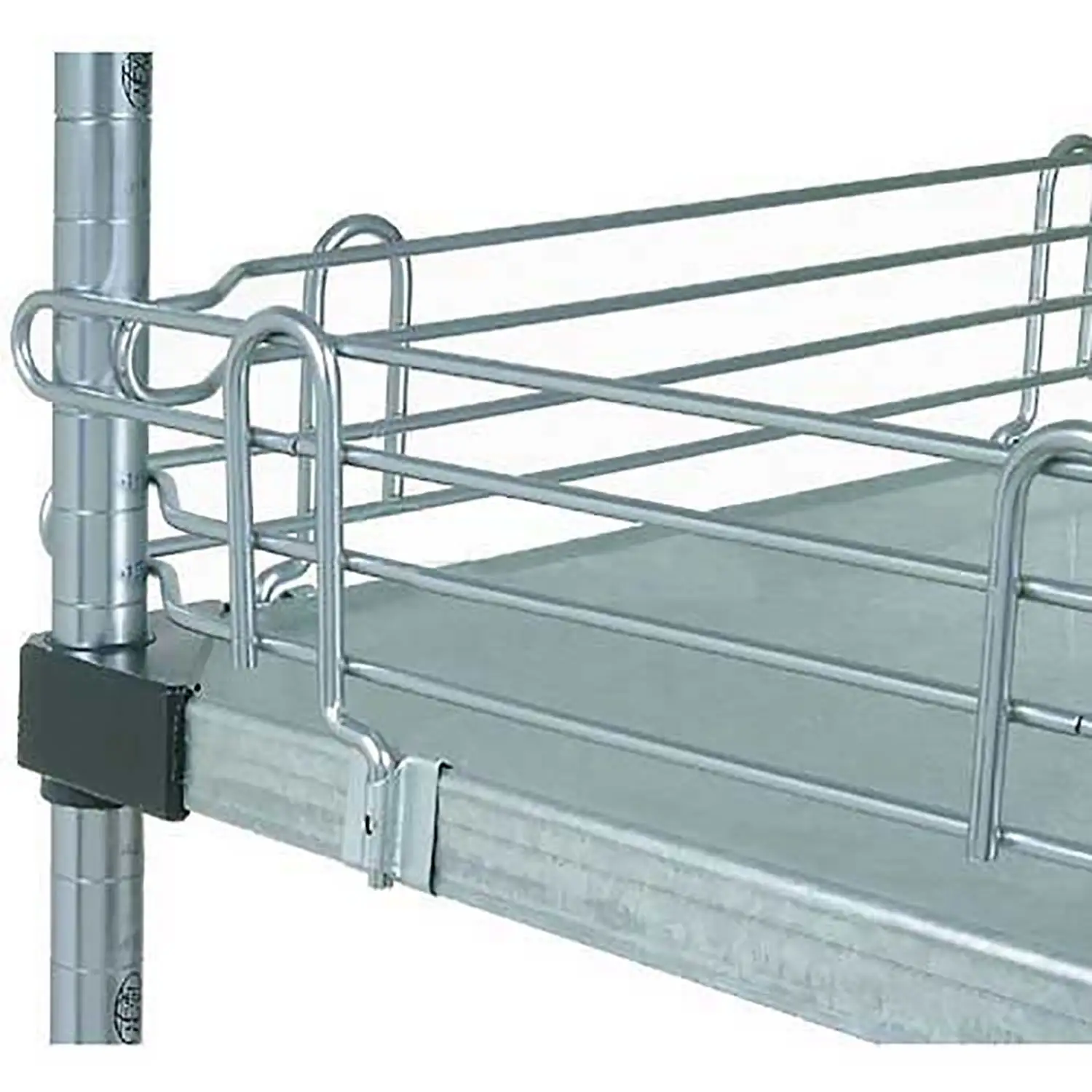 Nexel 188CP77 30L X 4H Chrome Ledge for Solid Shelves