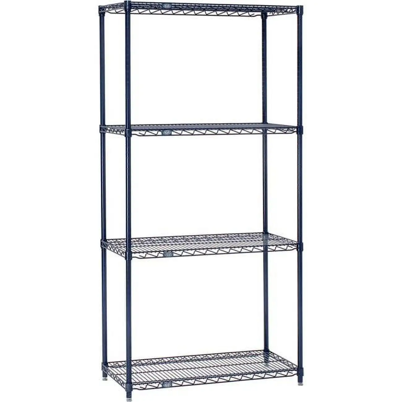 Nexel 5 Tier Wire Shelving Starter Unit. 24W x 18D x 63H