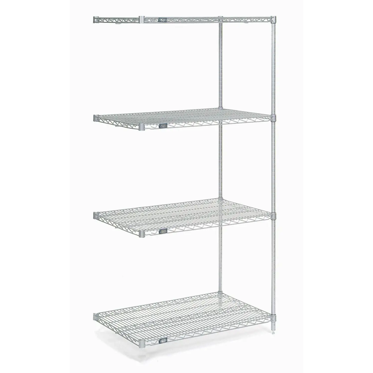 Nexel Chrome Wire Shelving Add-On. 30W X 14D x 74H