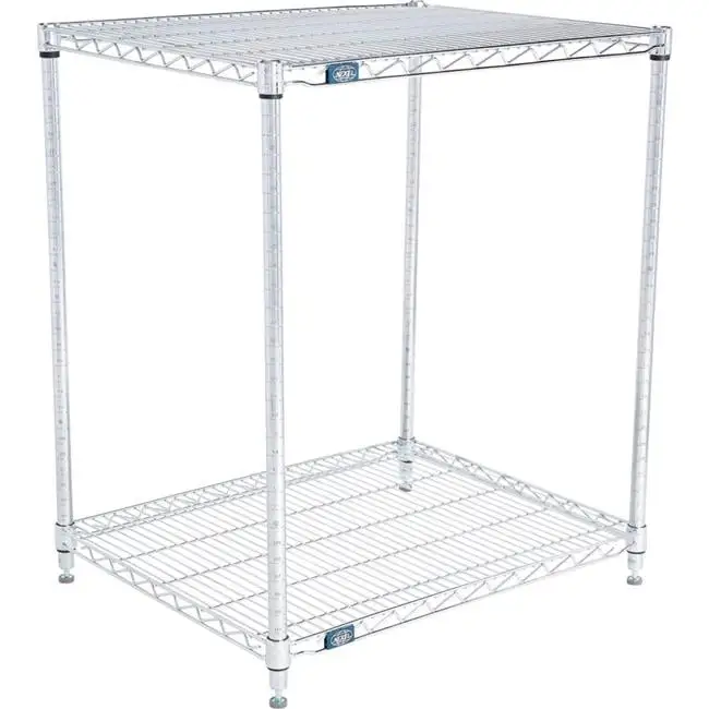 Nexel ESD Wire Shelving Starter - 2 Tier - 30W x 21D x 34H