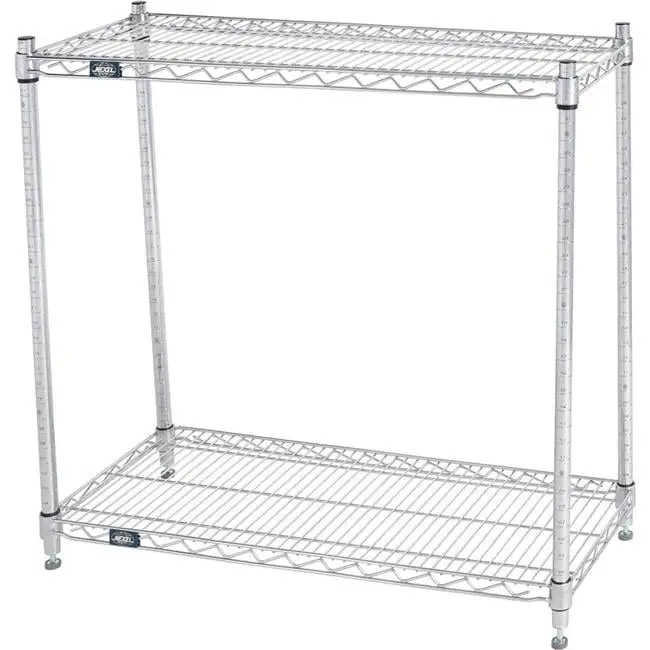 Nexel ESD Wire Shelving Starter - 2 Tier - 36W x 14D x 34H