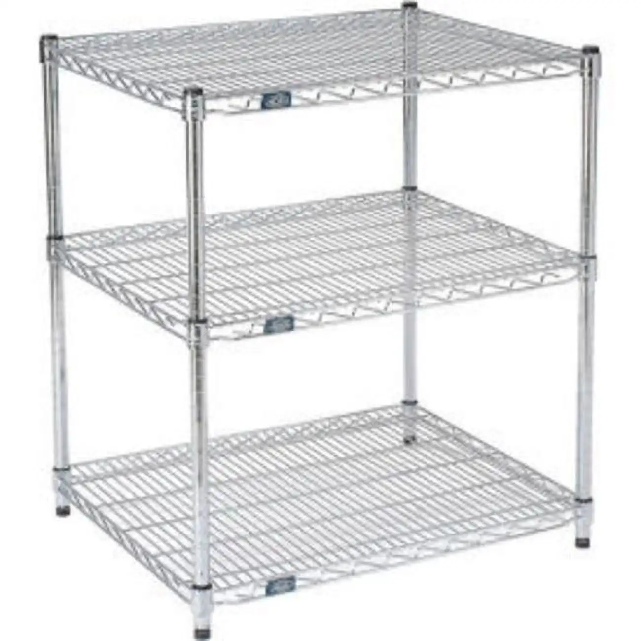 Nexel ESD Wire Shelving Starter - 2 Tier - 60W x 18D x 34H