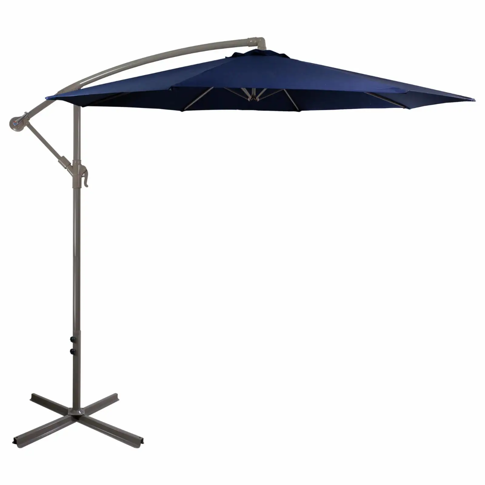 Northlight 10 ft. Offset Outdoor Patio Umbrella with Hand Crank