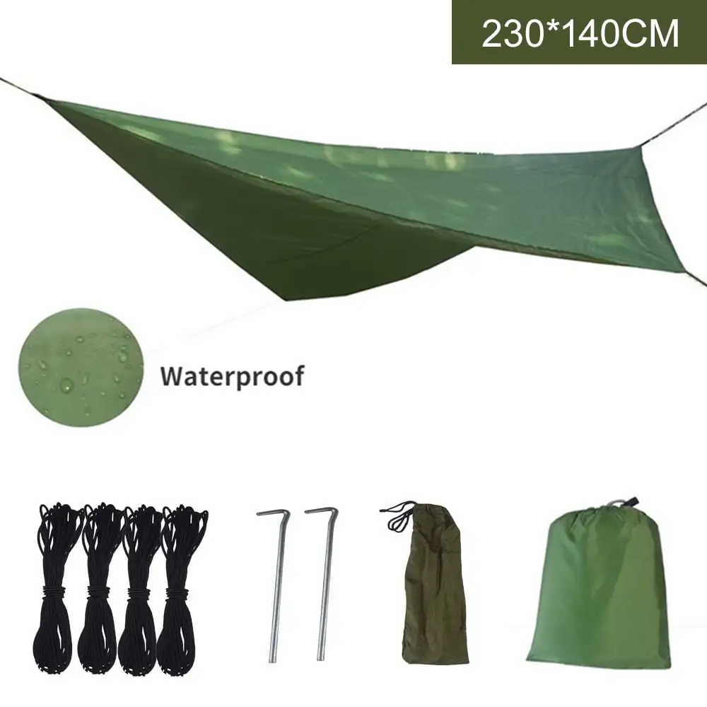 Occkic Outdoor Multifunctional Triangle Sun Shade Sail Camping Beach Shade Fabric