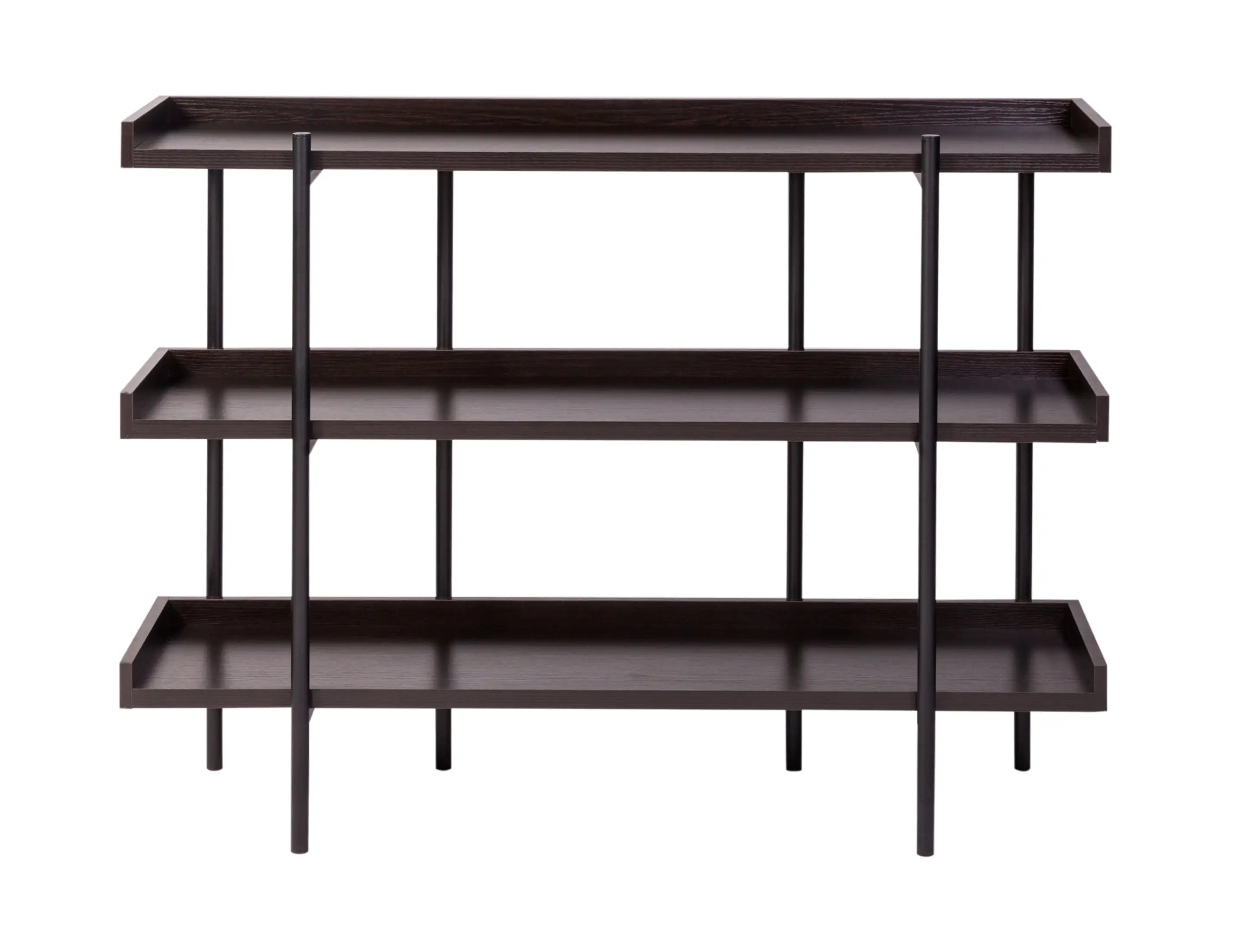 OneSpace 13.5W x 47.25D x 36.25H 3-Shelf Unit. Espresso