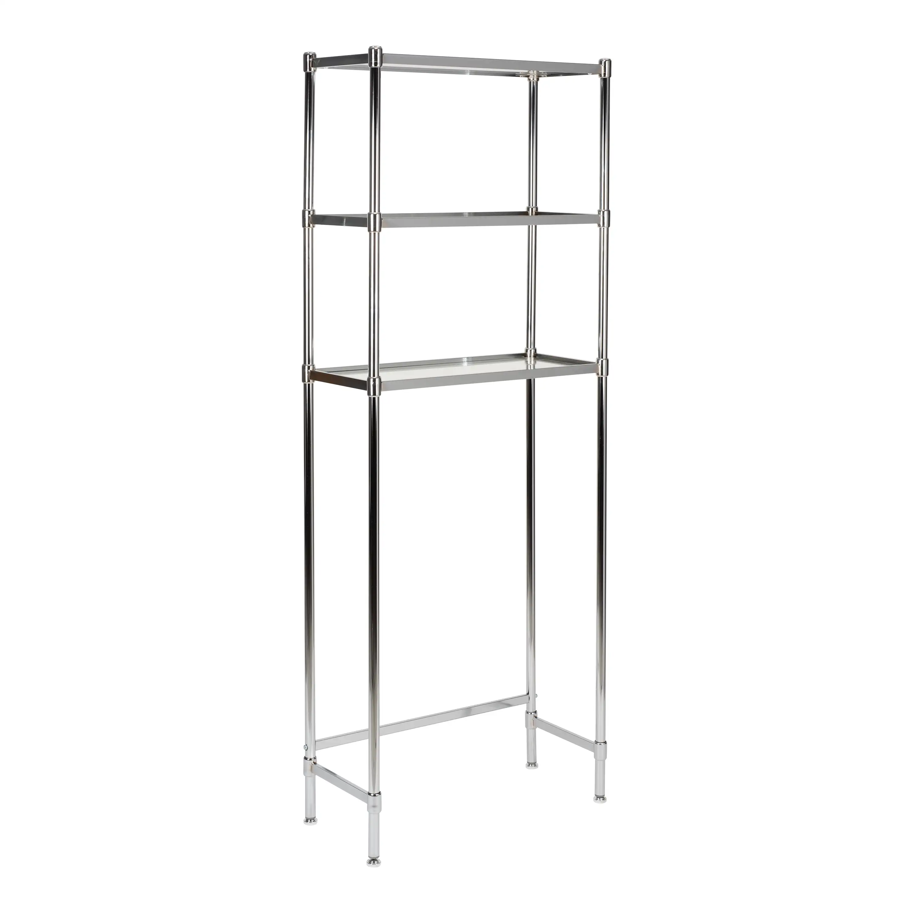 Organize It All 3 Tier Glass Shelf Space Saver