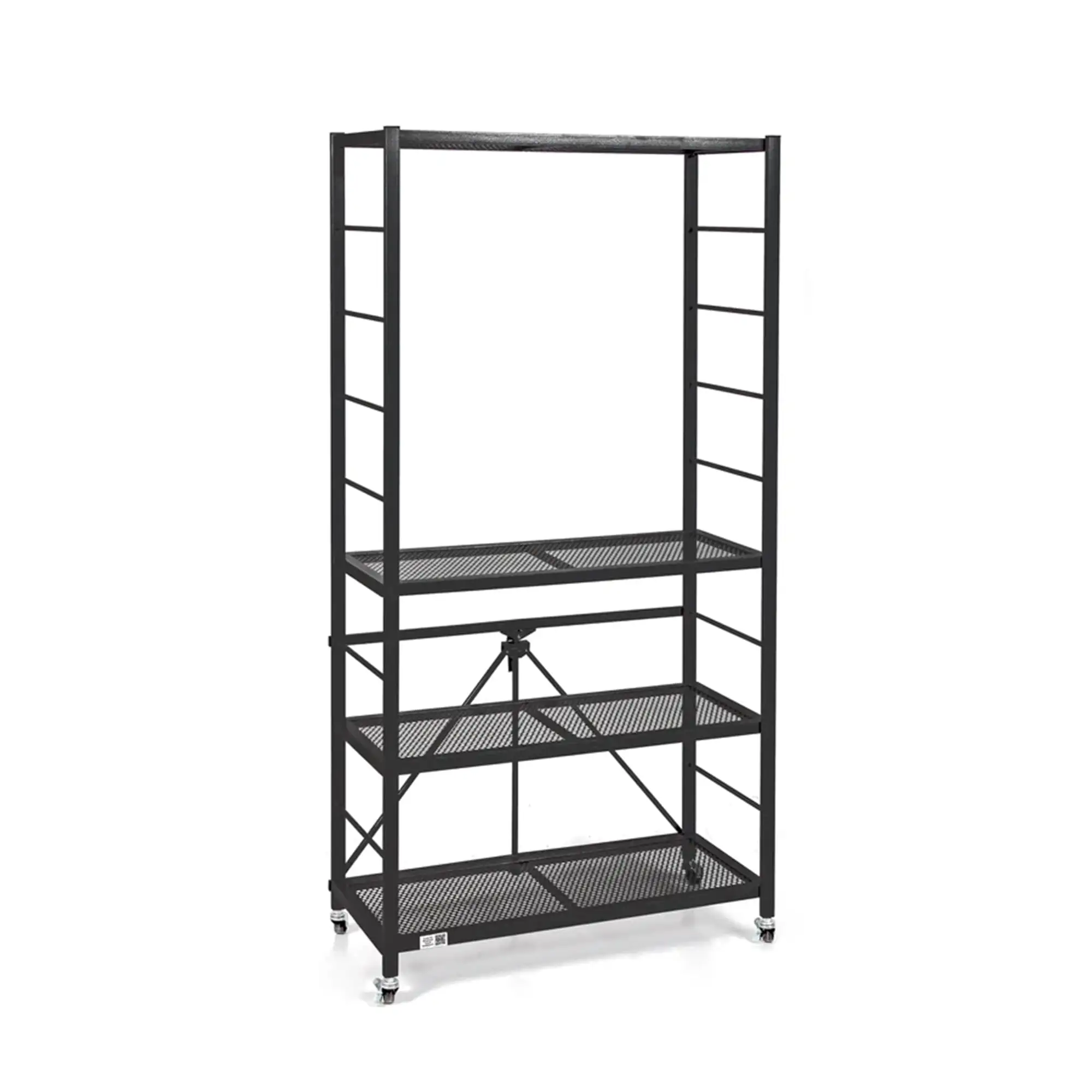 Origami 4-Shelf Adjustable R2 Series Storage Rack. Black