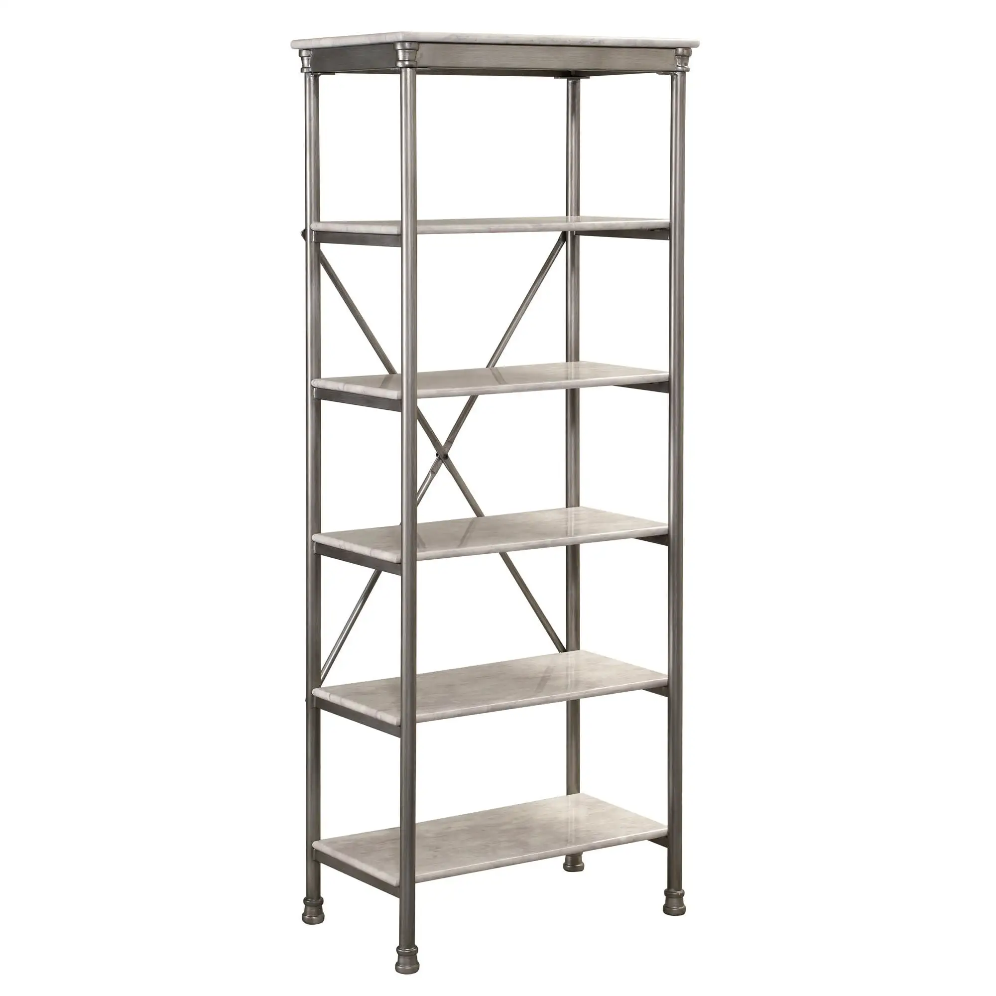 Orleans Gray Six Tier Shelf