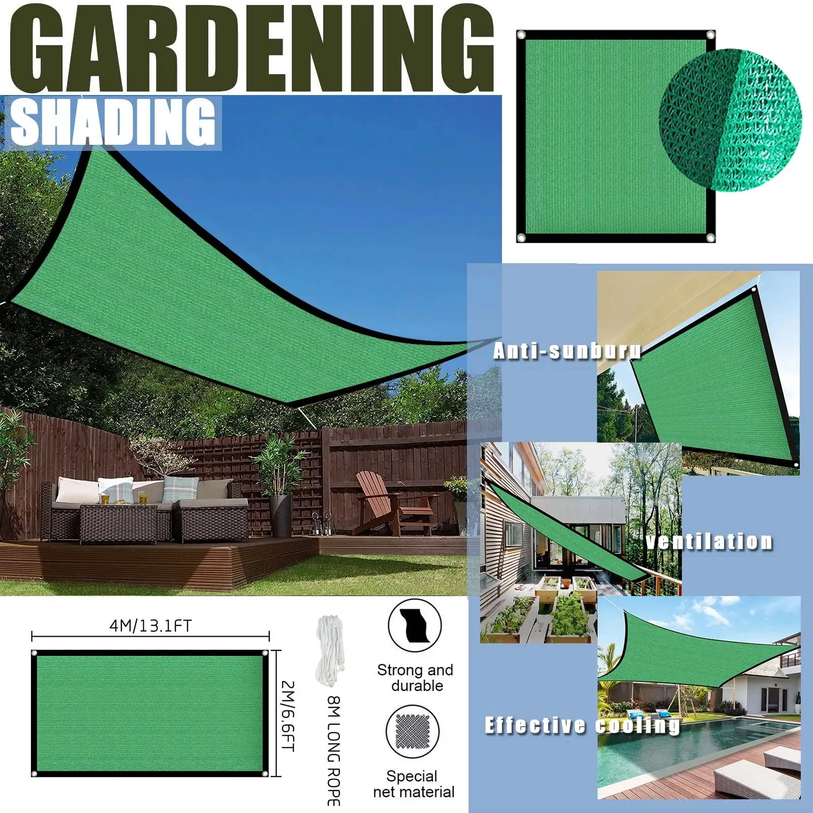 Outdoor Indoor Clearance Outdoor Awning Swimming Pool Awning Outdoor Polypropylene Awning Garden Awning