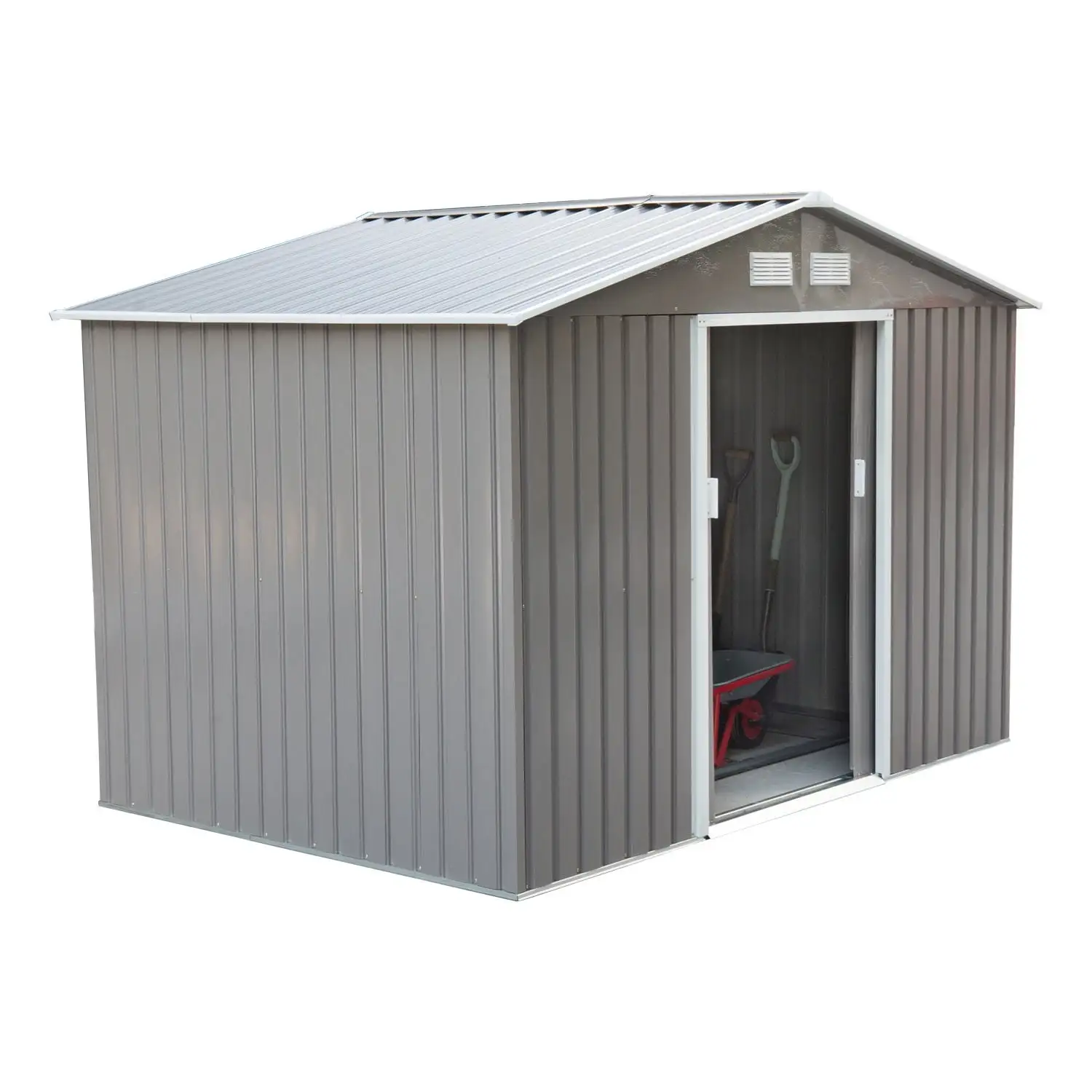 Outsunny Outdoor Metal Garden Storage Shed