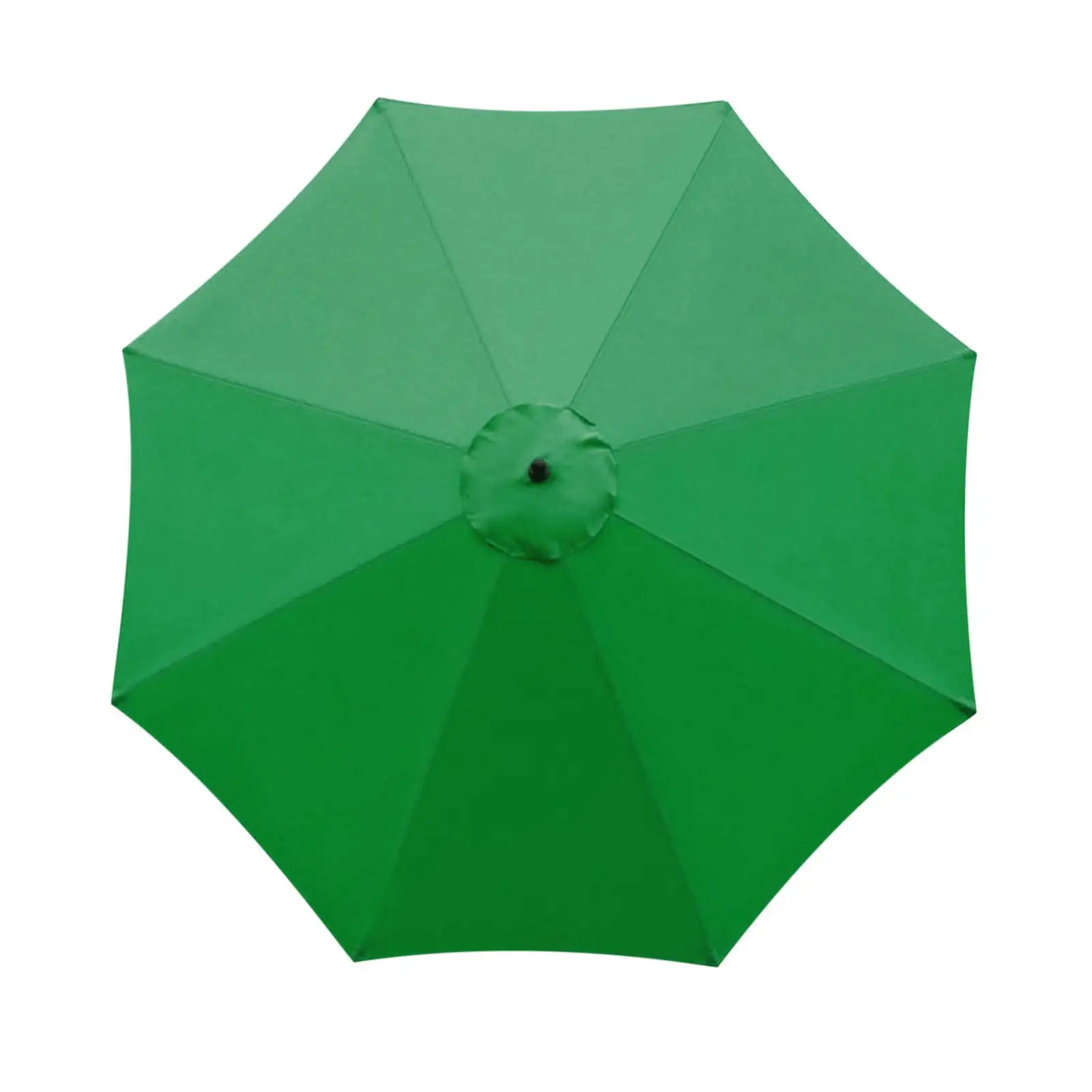 PAVEOS Home and Garden Outdoor Equipment Outdoor Courtyard Umbrella Surface Polyester Sunshade Umbrella Sunscreen and Rainproof Fabric Garden Pillar Umbrella Fabric Green-o