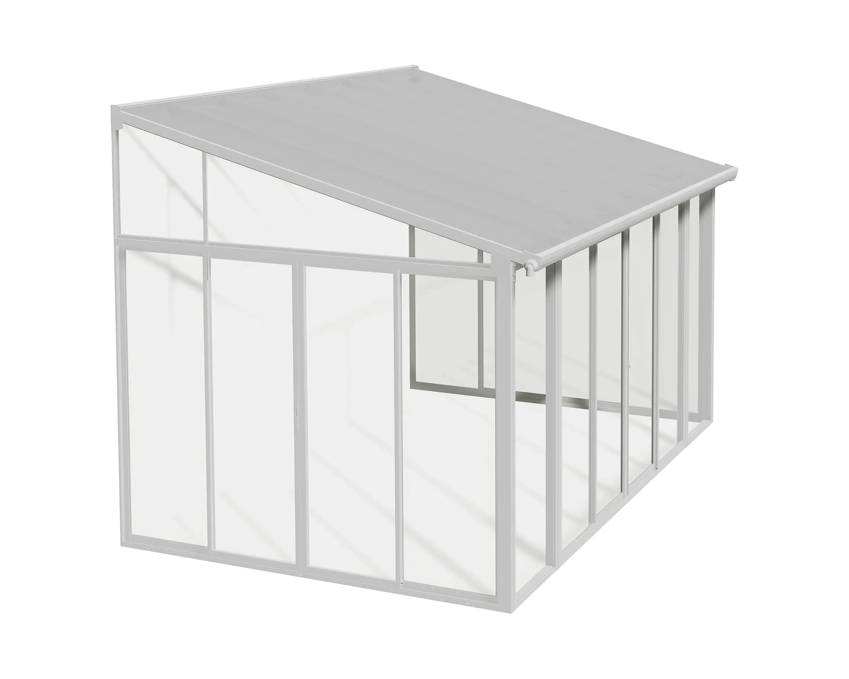 Palram - Canopia SanRemo 10' x 14' Patio Enclosure - White