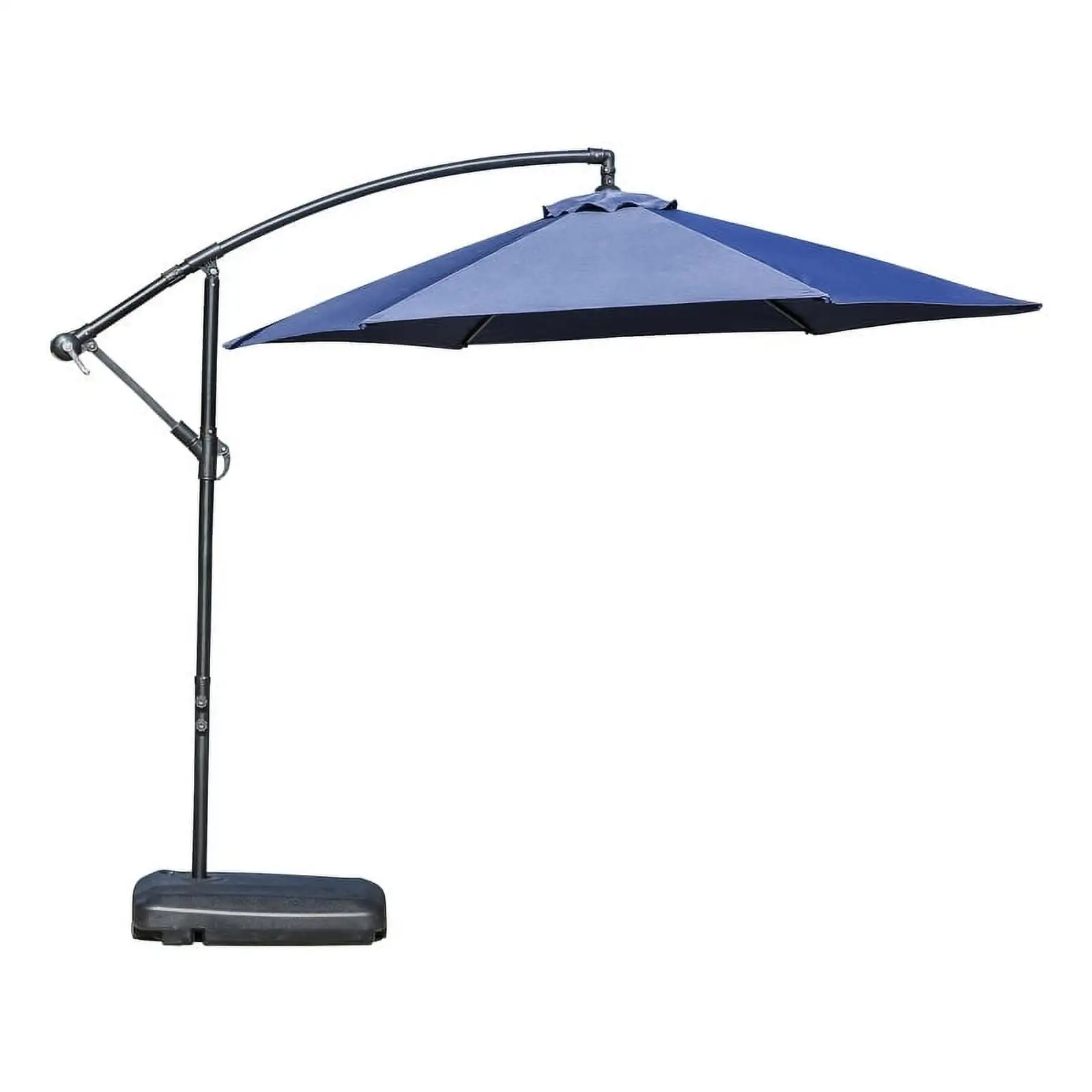 Patio Festival Outdoor 9 ft. Cantilever/ Offset Polyester Metal Umbrella in Blue