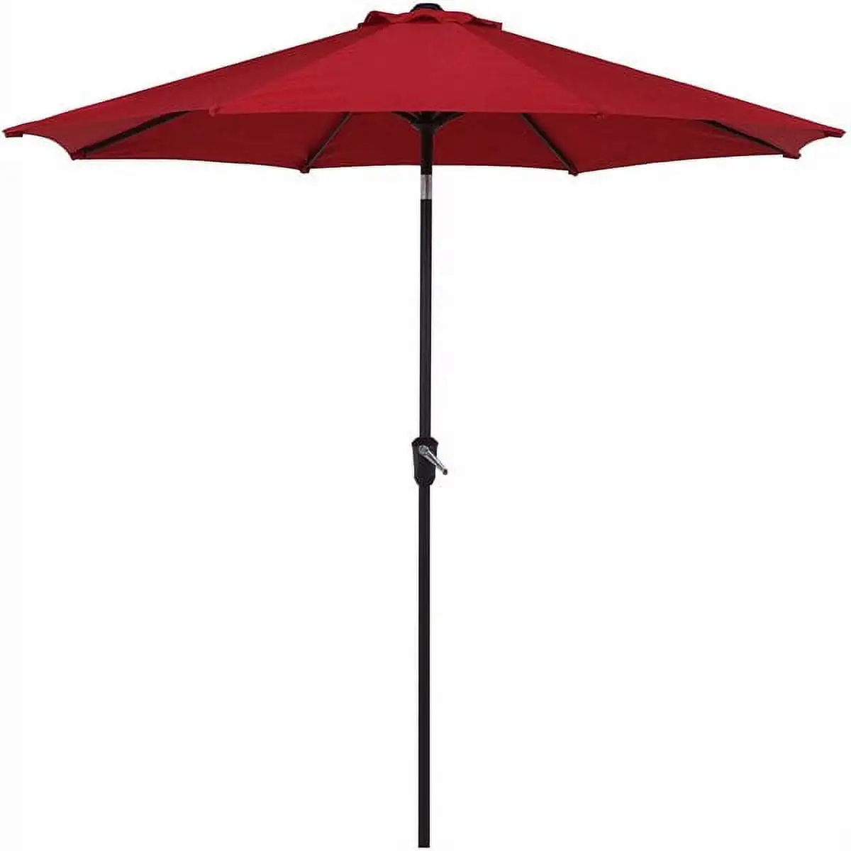 Patio Outdoor Market Umbrella with Aluminum Auto Tilt and Crank RED