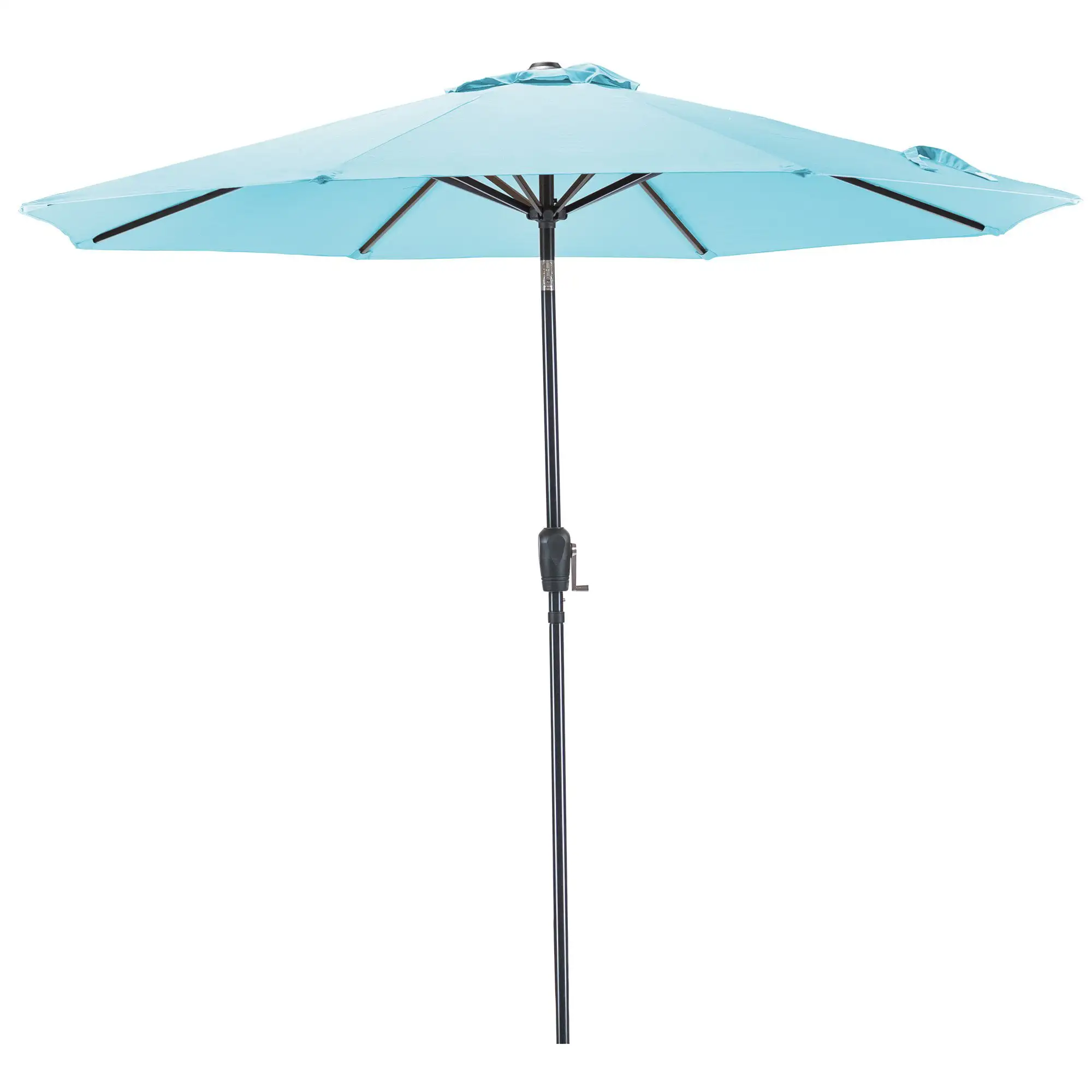 Patio Premier 9' Round 8-Rib Aluminum Market Umbrella in Seafoam Green - Olefin