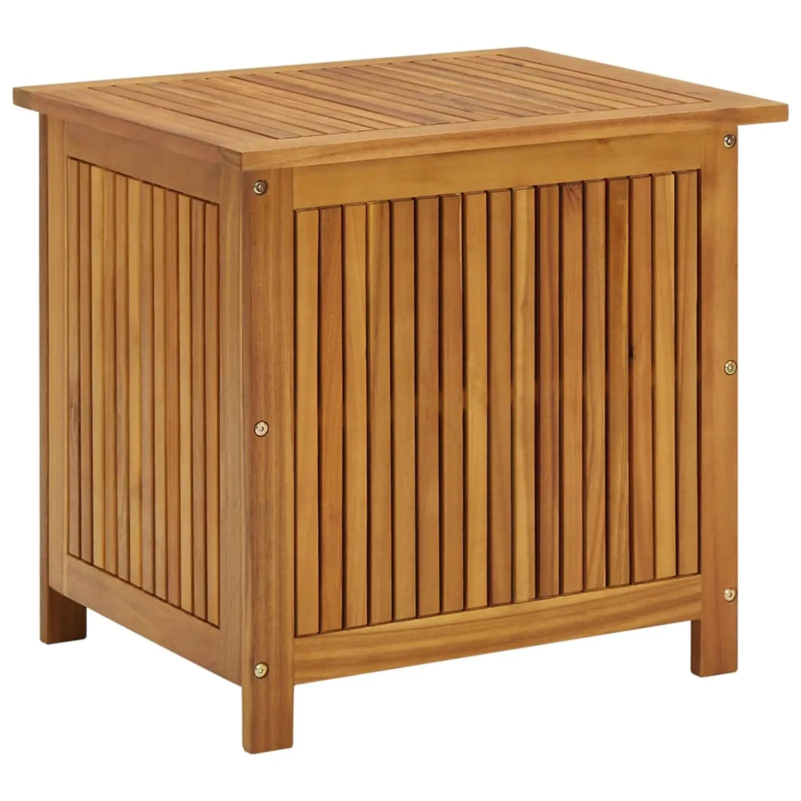 Patio Storage Box 23.6x19.7x22.8 Solid Acacia Wood