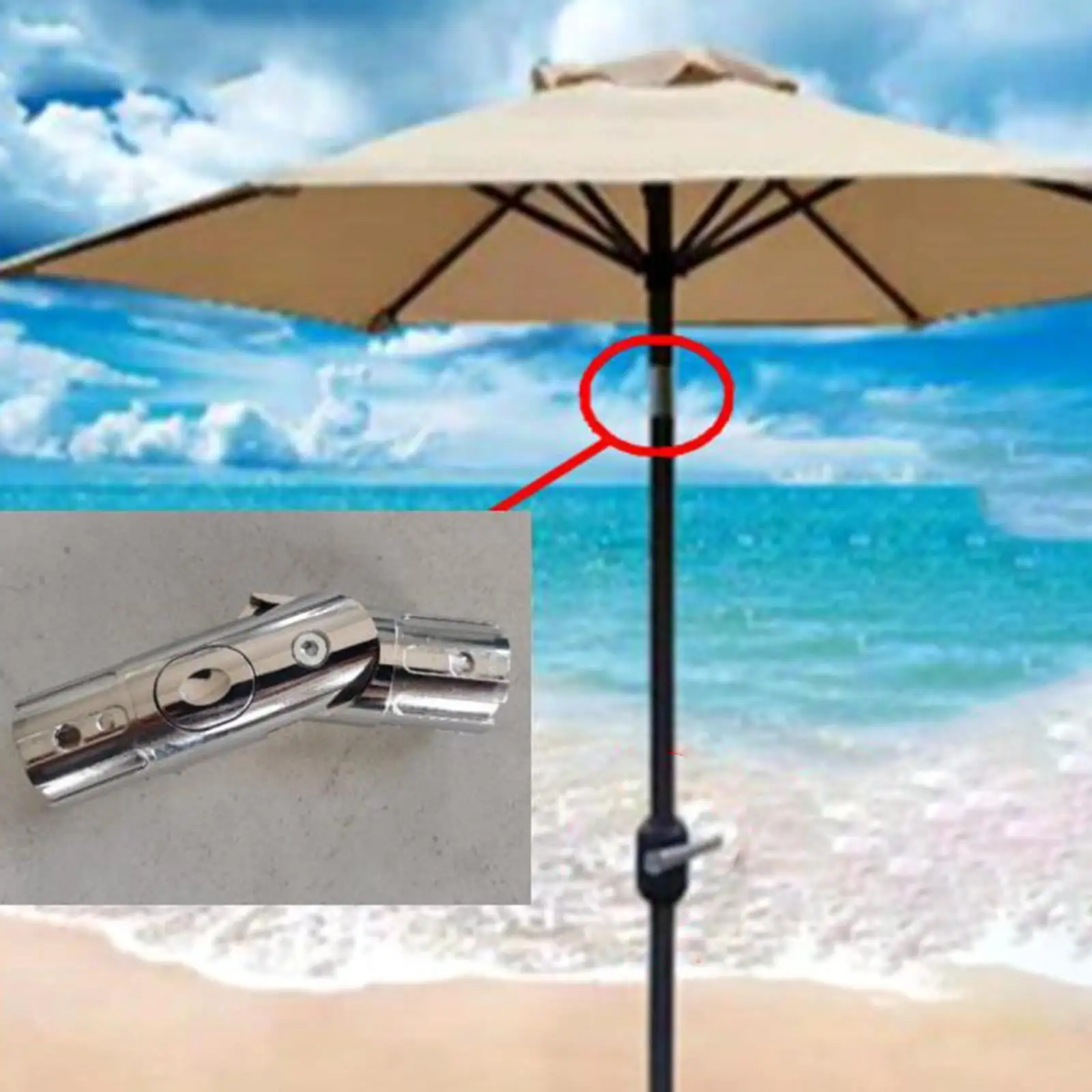 Patio Umbrella Accessories Multipurpose Simple to Use Lightweight Outsides