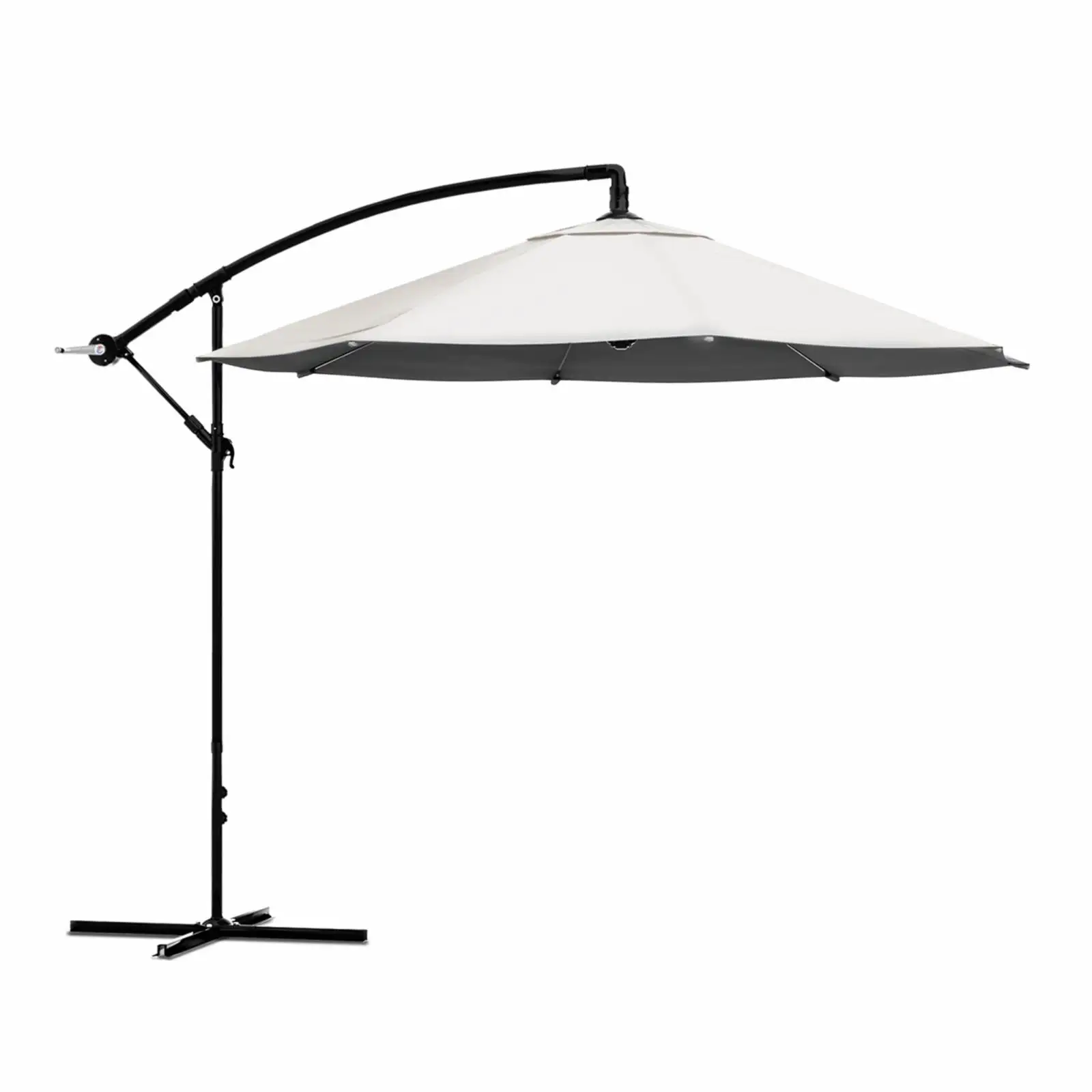 Pure Garden 10-Foot Offset Patio Umbrella with Crank (Blue)