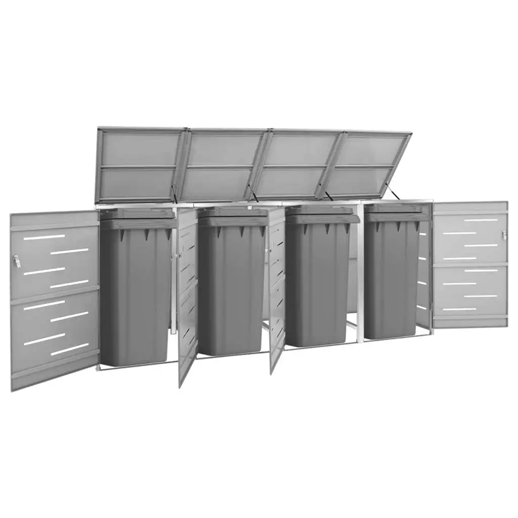 Quad Wheelie Bin Shed | Stylish Storage