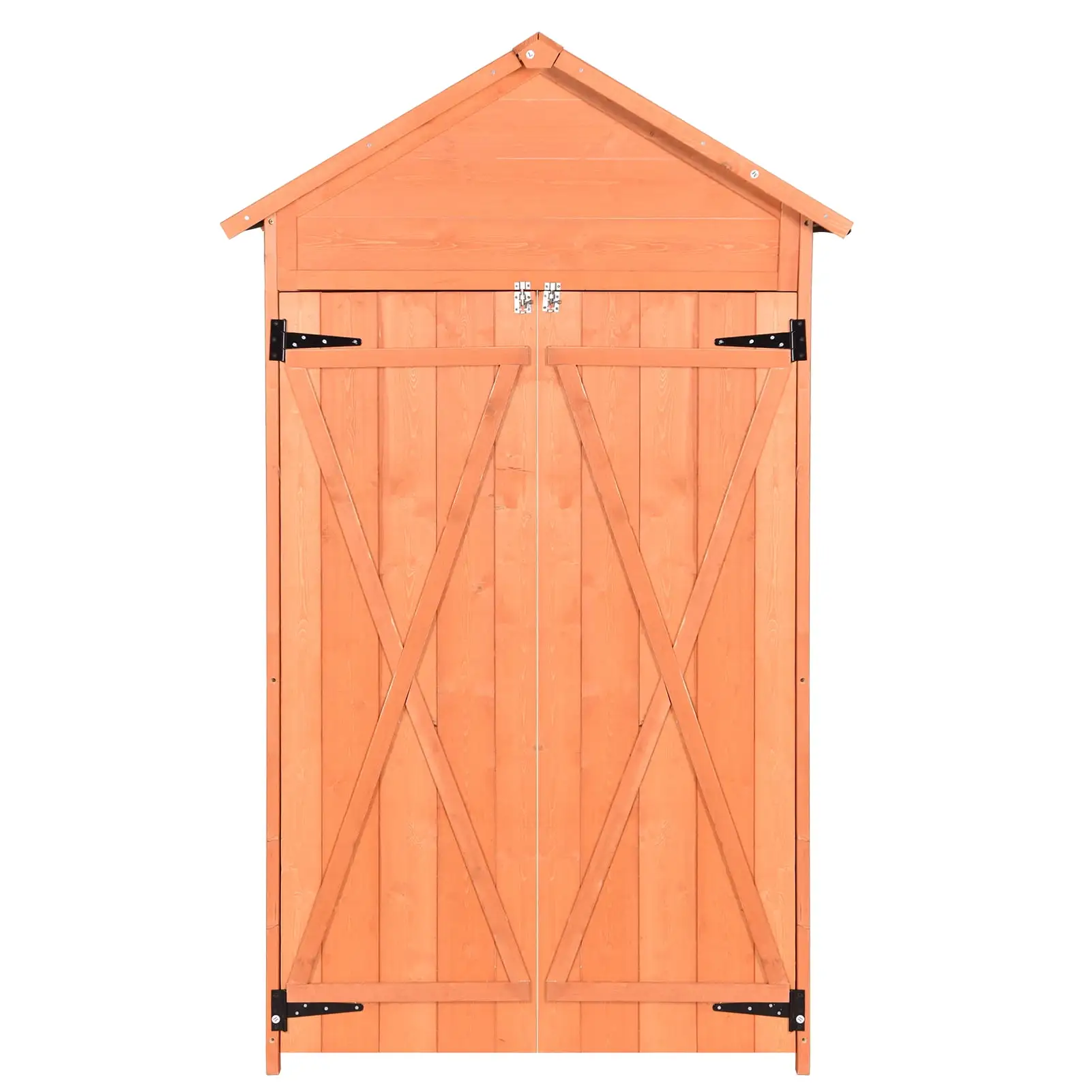 RONSHIN Outdoor Storage Cabinet with Floor Outdoor Storage Shed with Asphalt Roof Oversize Garden Tool Shed with Lock. for Patio And Yard 35.43 x 19.29 x 68.90in