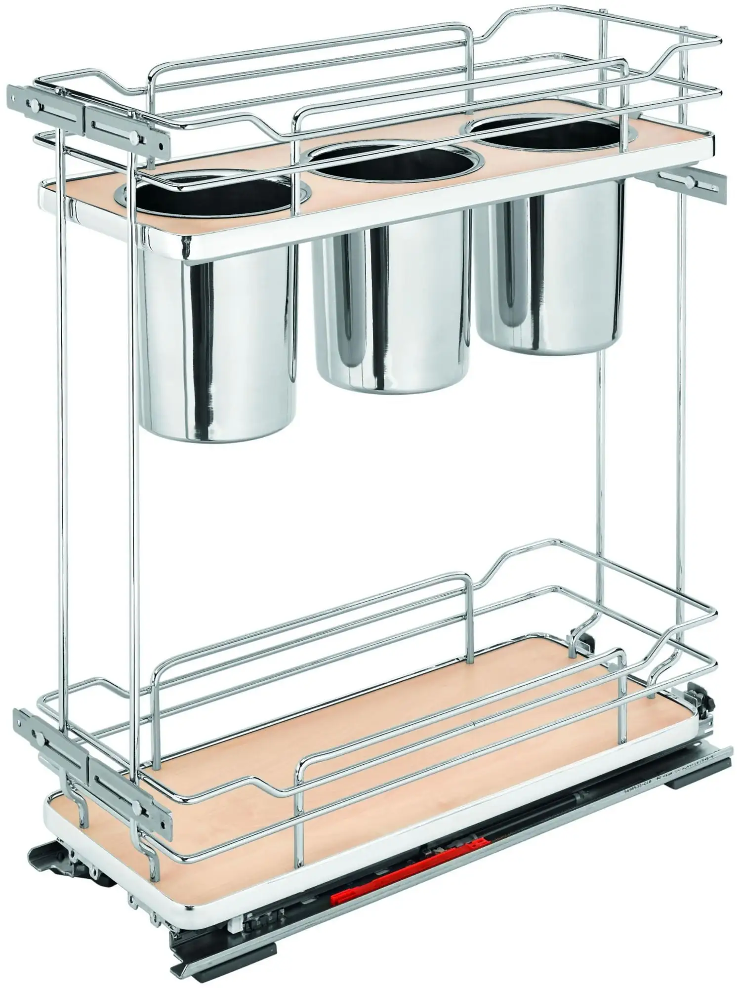 Rev-A-Shelf 5322Ut-Bcsc-6 Contemporary 7-1/4 Two-Tier Utensil Pull Out Organizer -