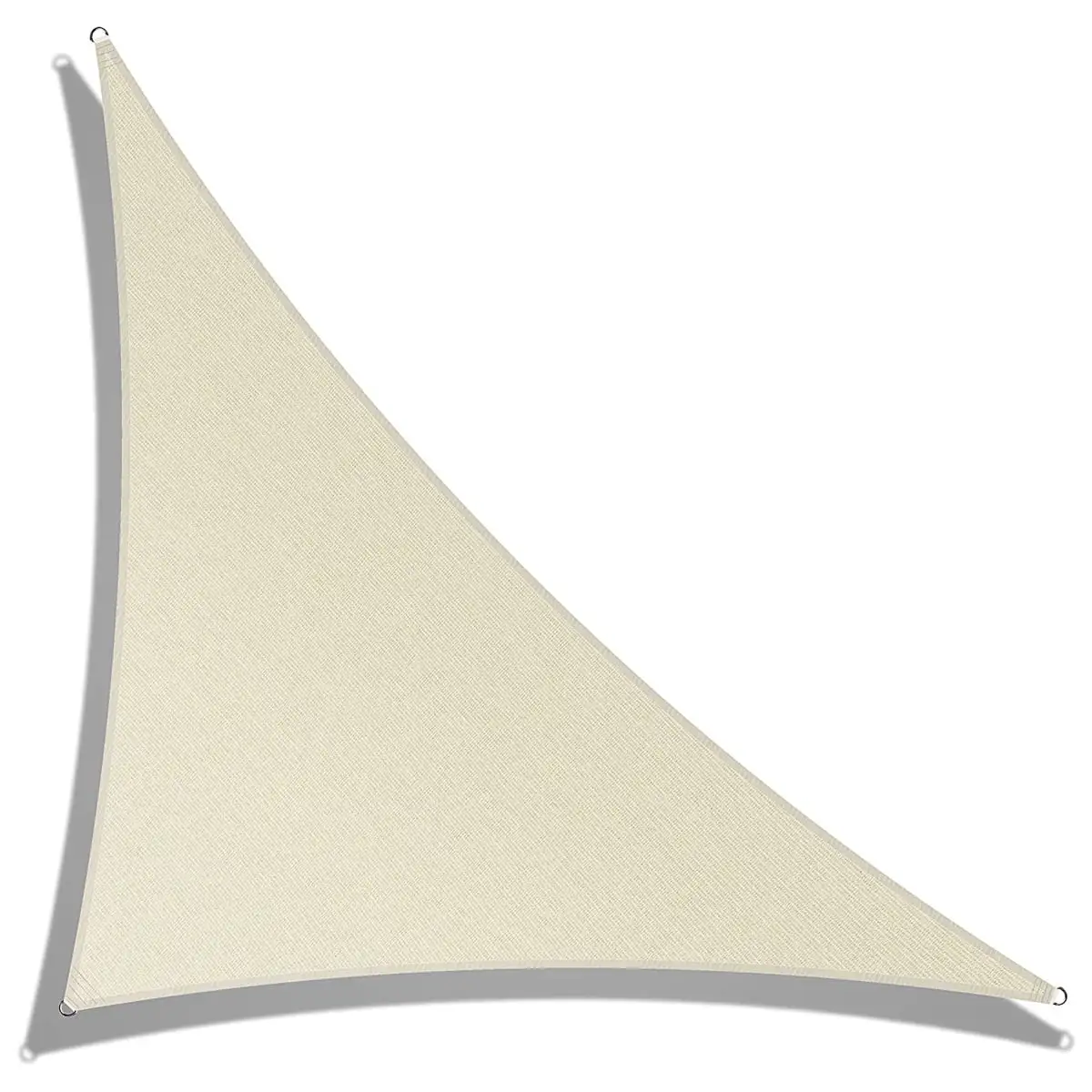 Right Triangle 3*3*4.3m Sun Shade Sail Canopy Fabric Cloth Screen. Camping and Picnic. Carport Patio Outdoor-off-white&3*3*4.3m