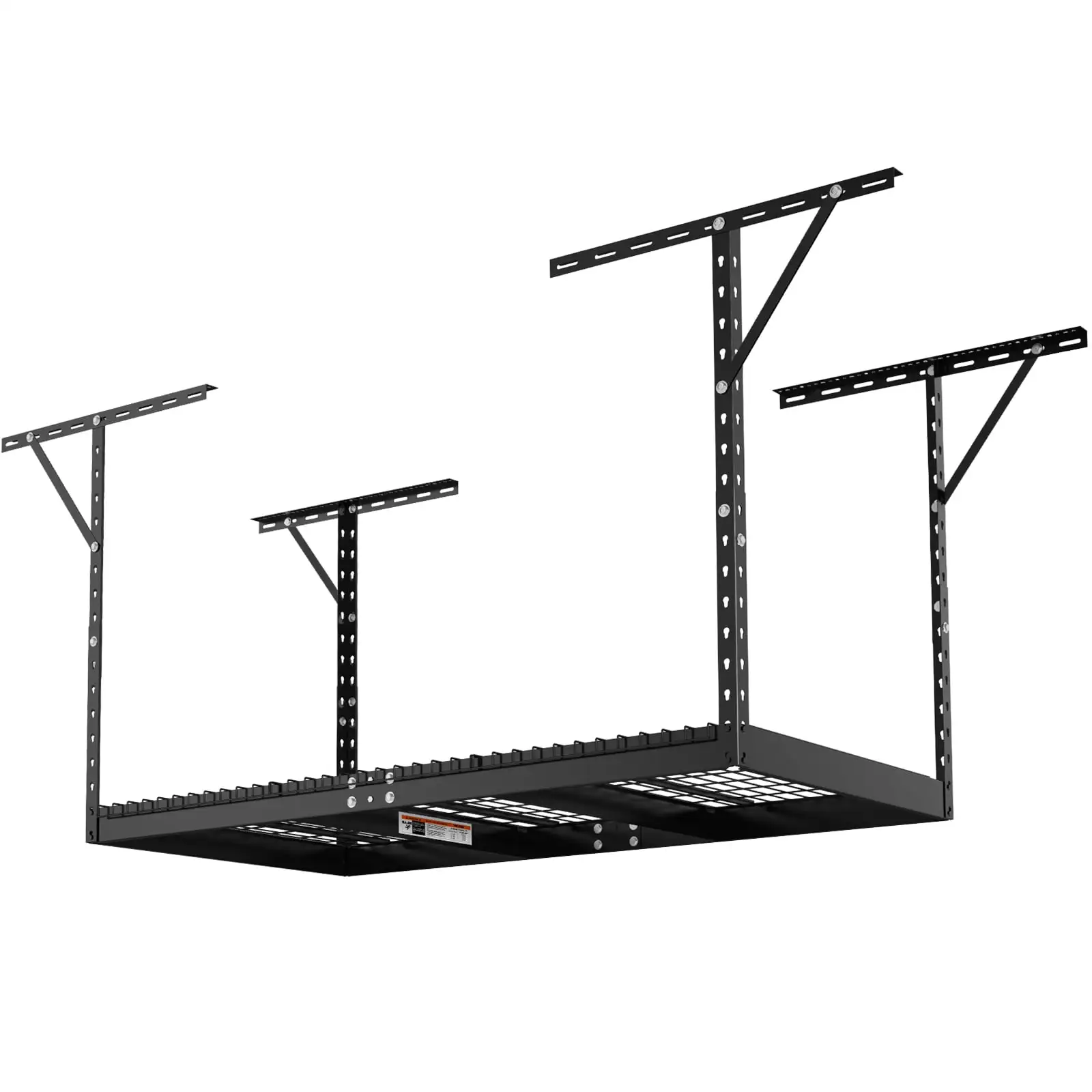 SKYSHALO Overhead Adjustable Garage Storage Rack 36x72 Ceiling Rack 550 lbs Black