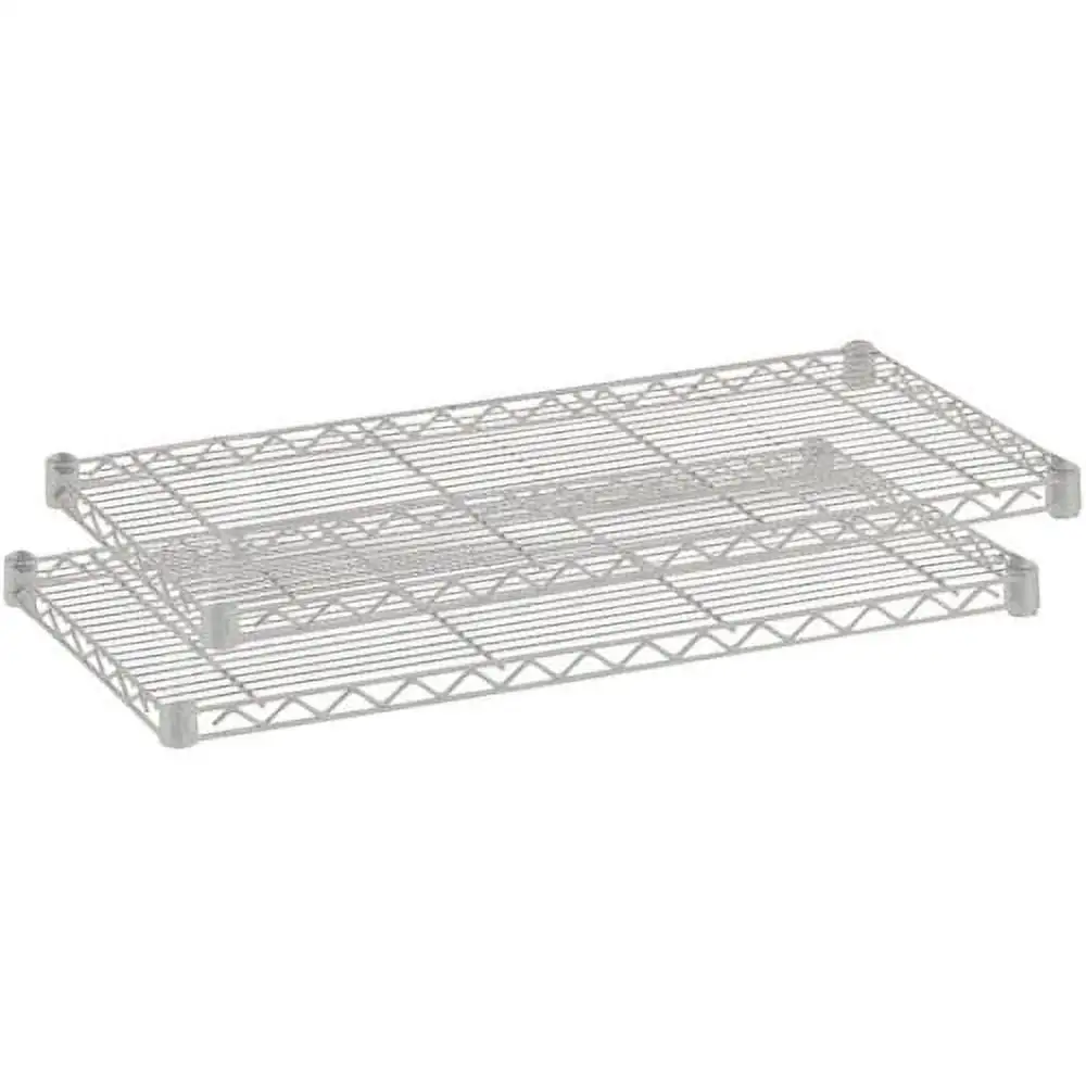 Safco Extra Shelf Pack 48 x 18 x 1.5 - 2 x Shelf(ves) - 1250 lb Load Capacity - Gray - Powder Coated - Steel