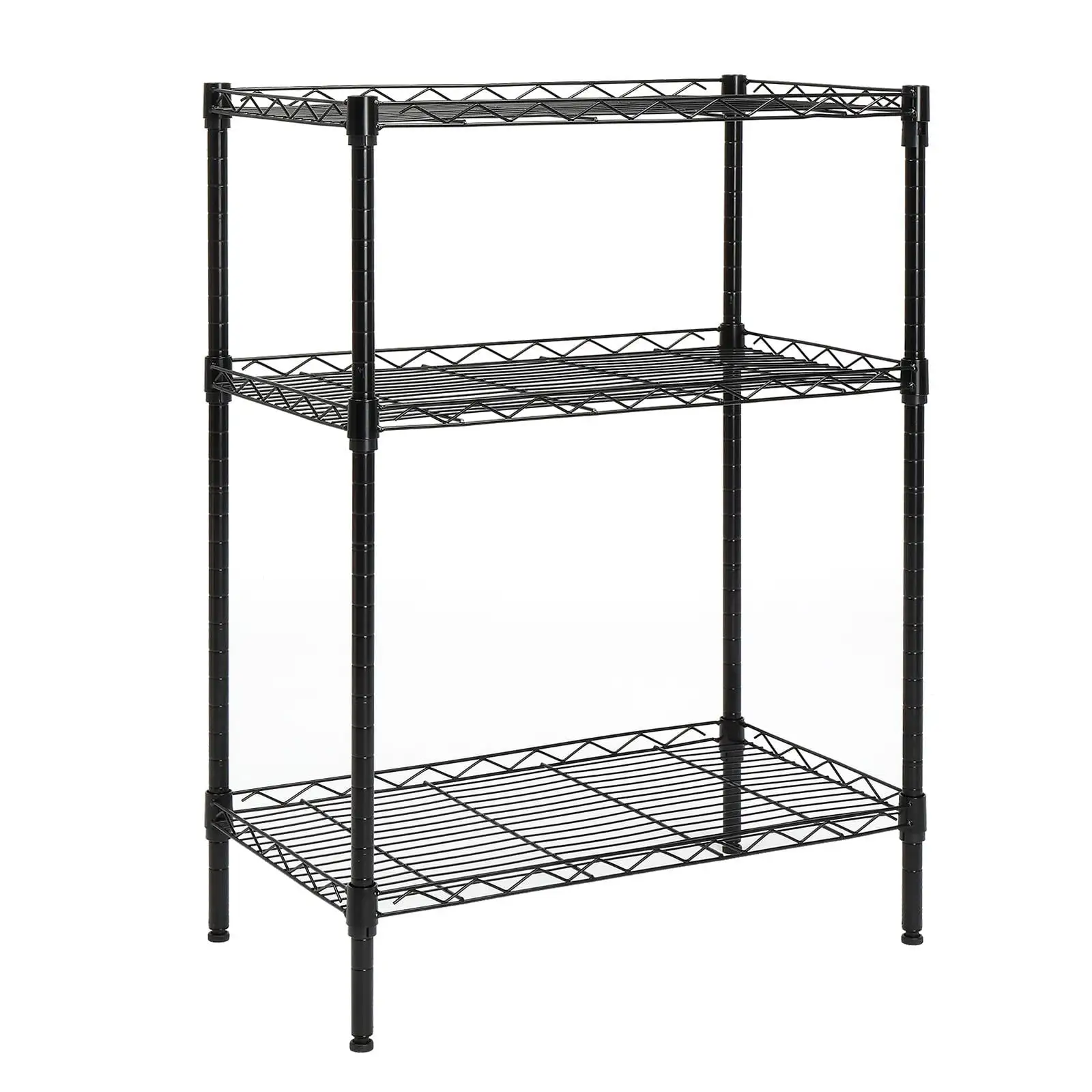 SamyoHome 3 Tier Heavy Duty Steel Wire Shelving Kitchen Rack